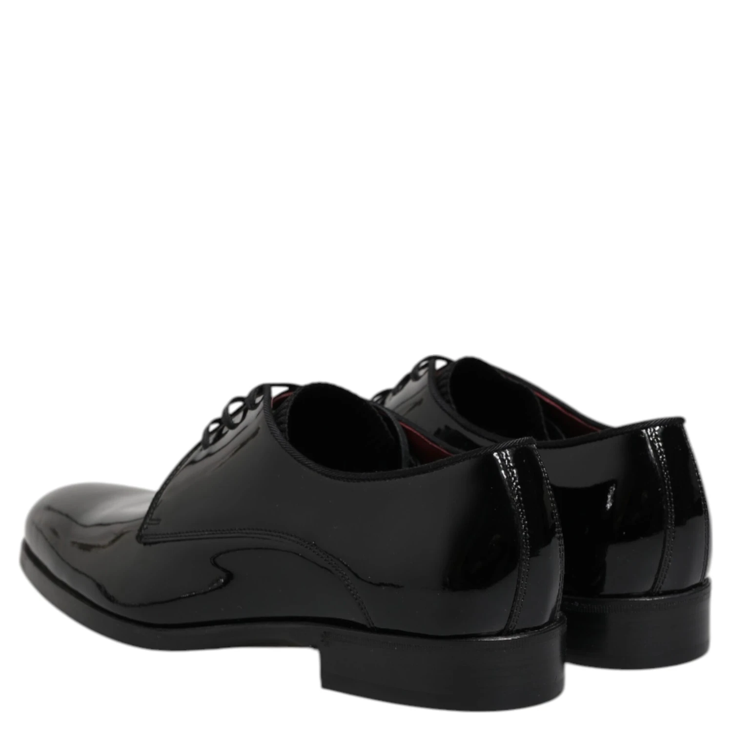 Black Leather Lace Up Men Derby Formal Shoes