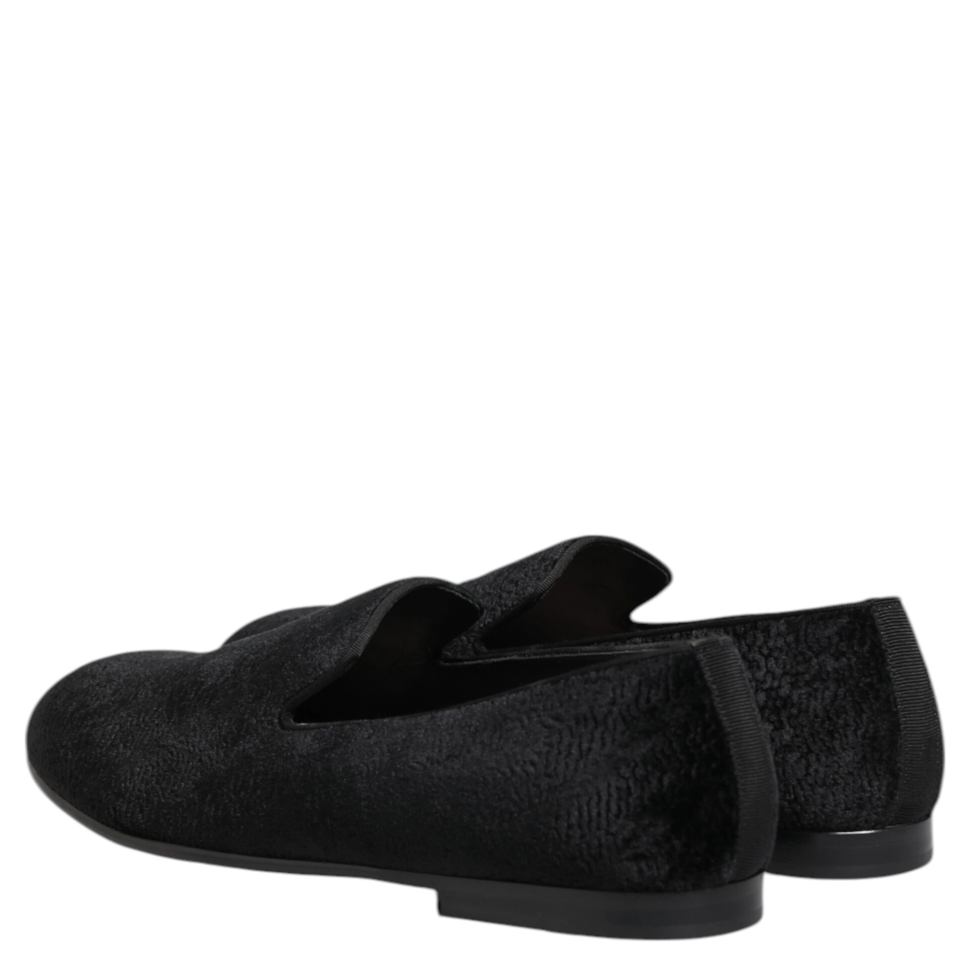 Black Jacquard Loafers Formal Men Dress Shoes