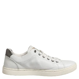 White Silver Sacred Heart Men Sneakers Shoes
