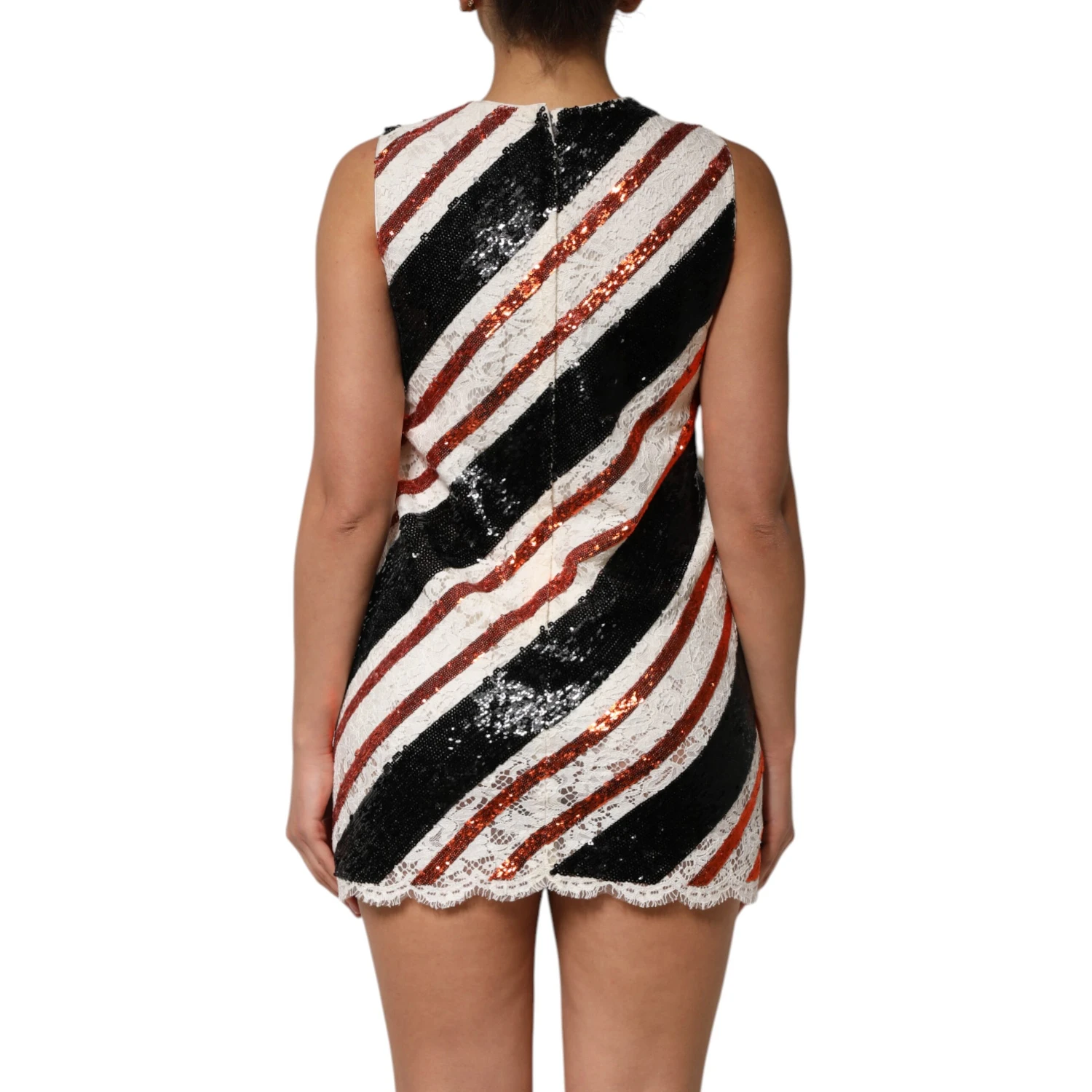 Multicolor Sequin Embellished Shift Dress