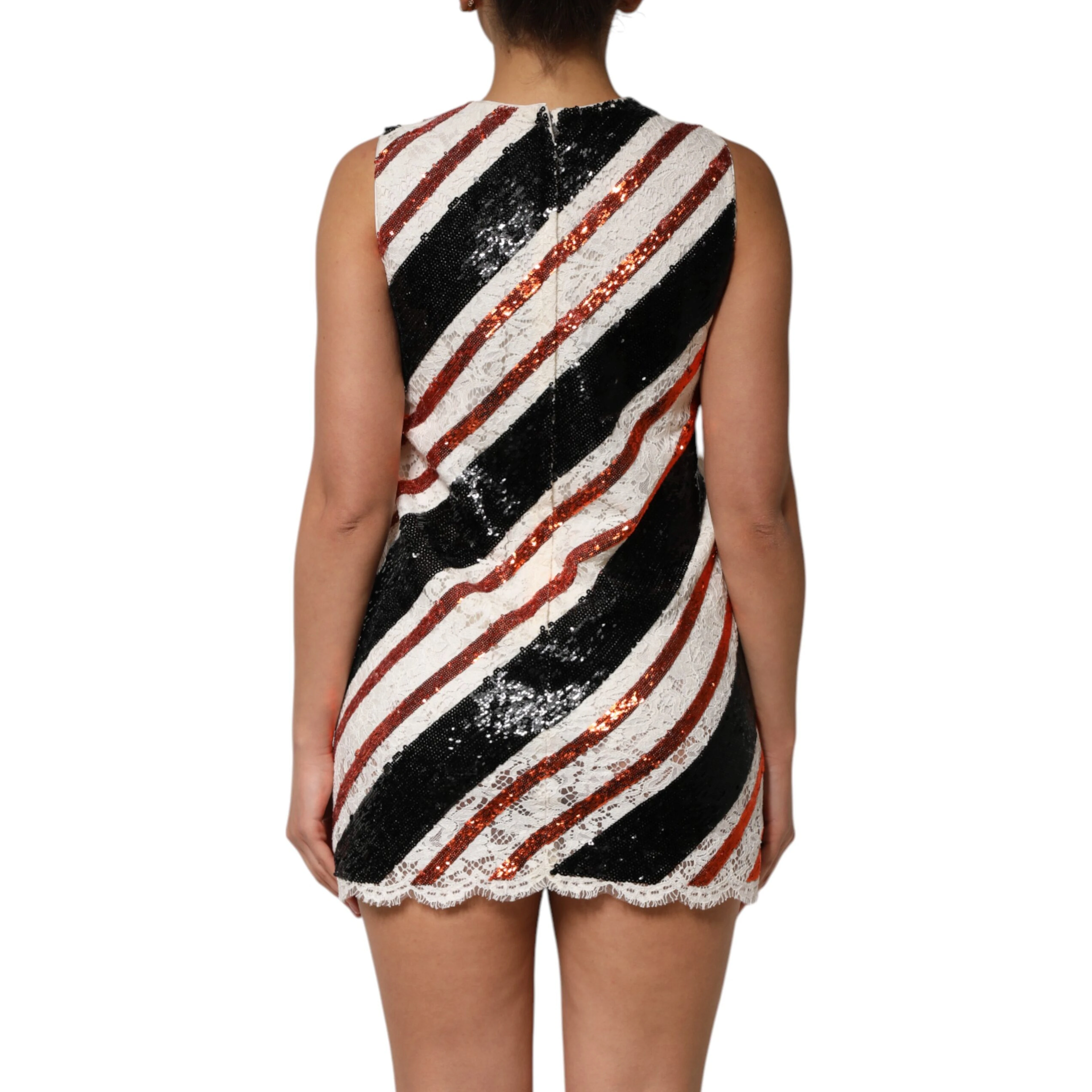 Multicolor Sequin Embellished Shift Dress