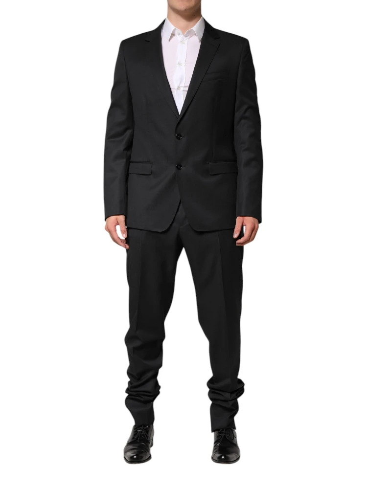 Dark Gray Wool Single Breasted 2 Piece Suit alternative