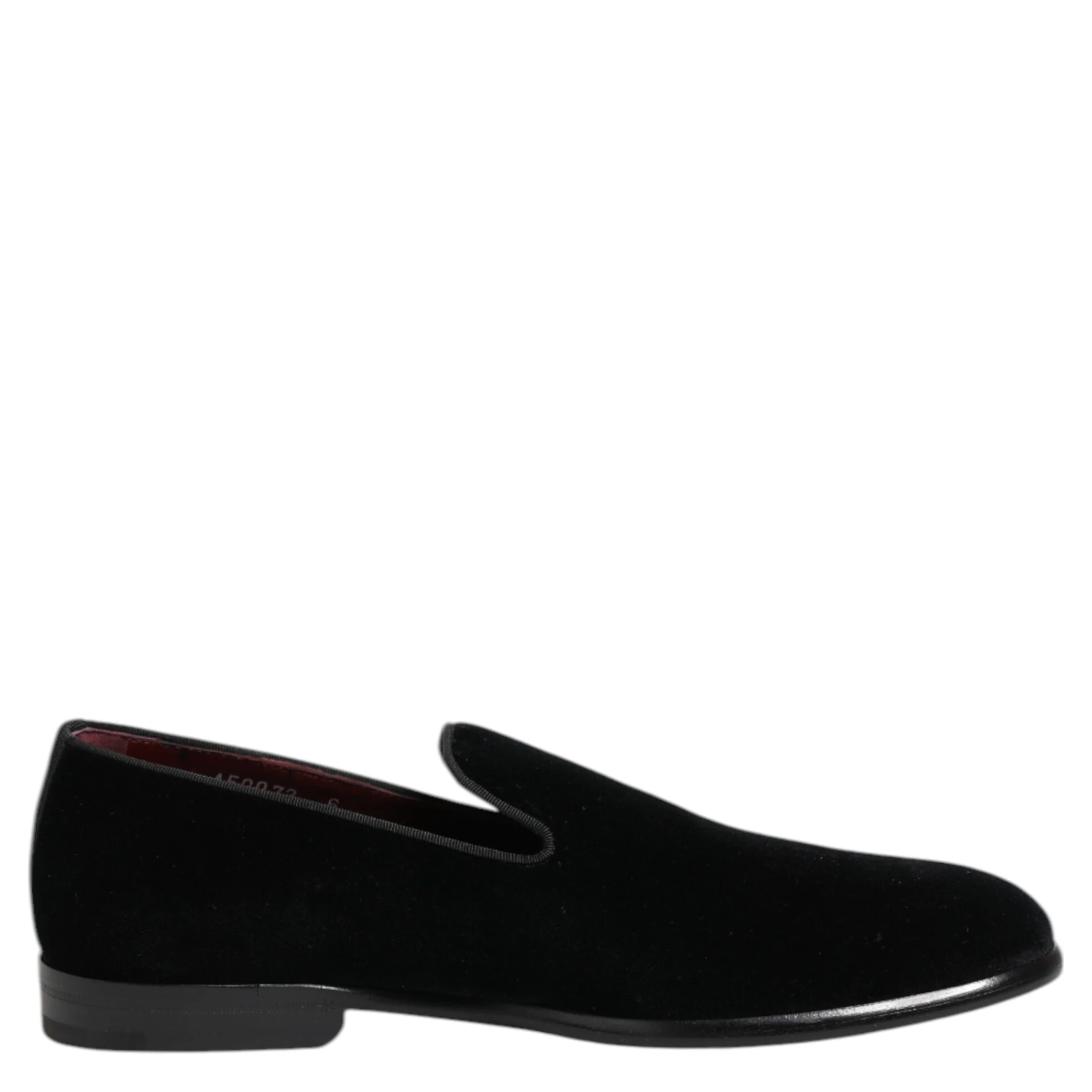 Black Velvet Loafers Formal Men Dress Shoes
