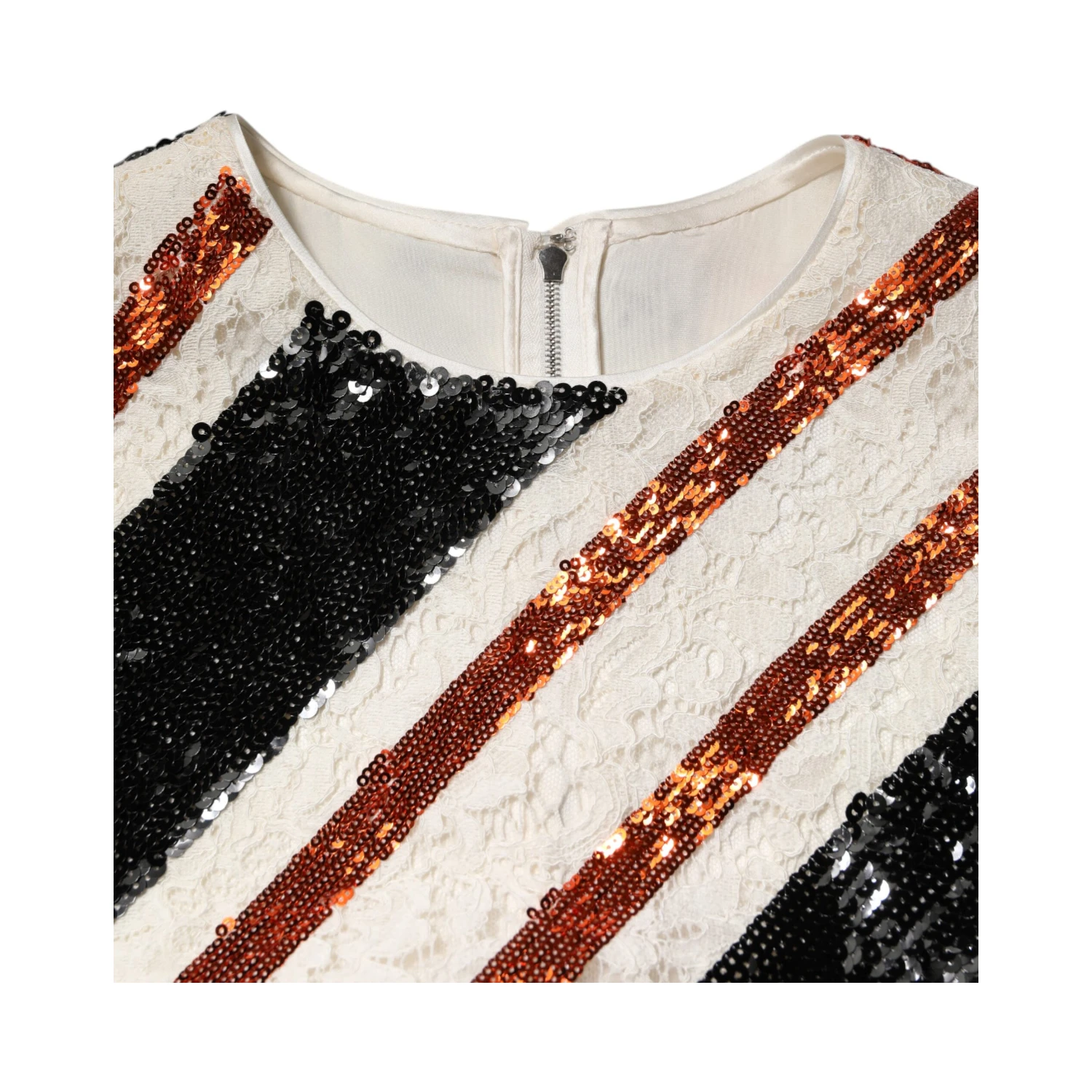 Multicolor Sequin Embellished Shift Dress
