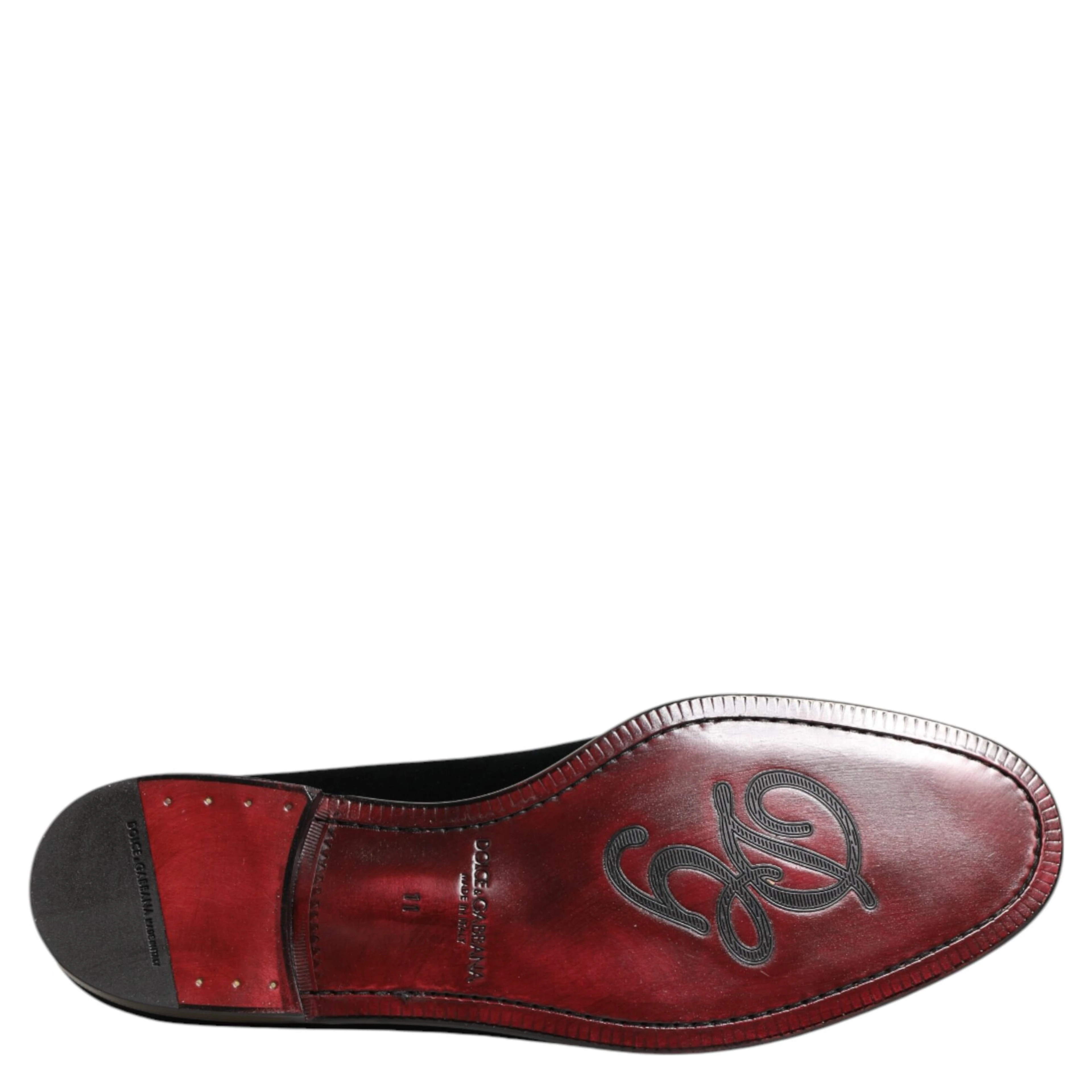 Black Velvet Slip On Loafers Men Formal Shoes