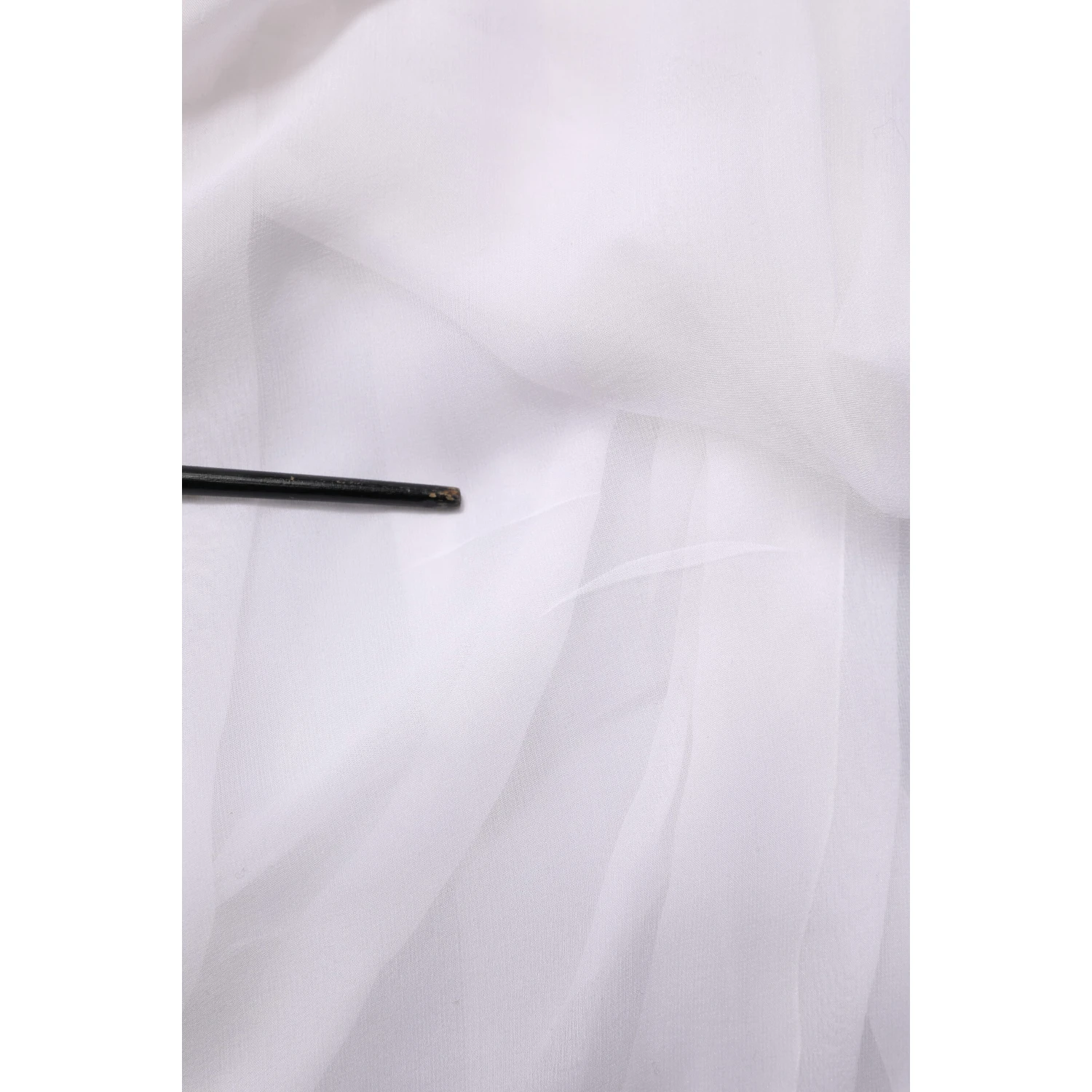 White Bustier Corset Cropped Chiffon Top