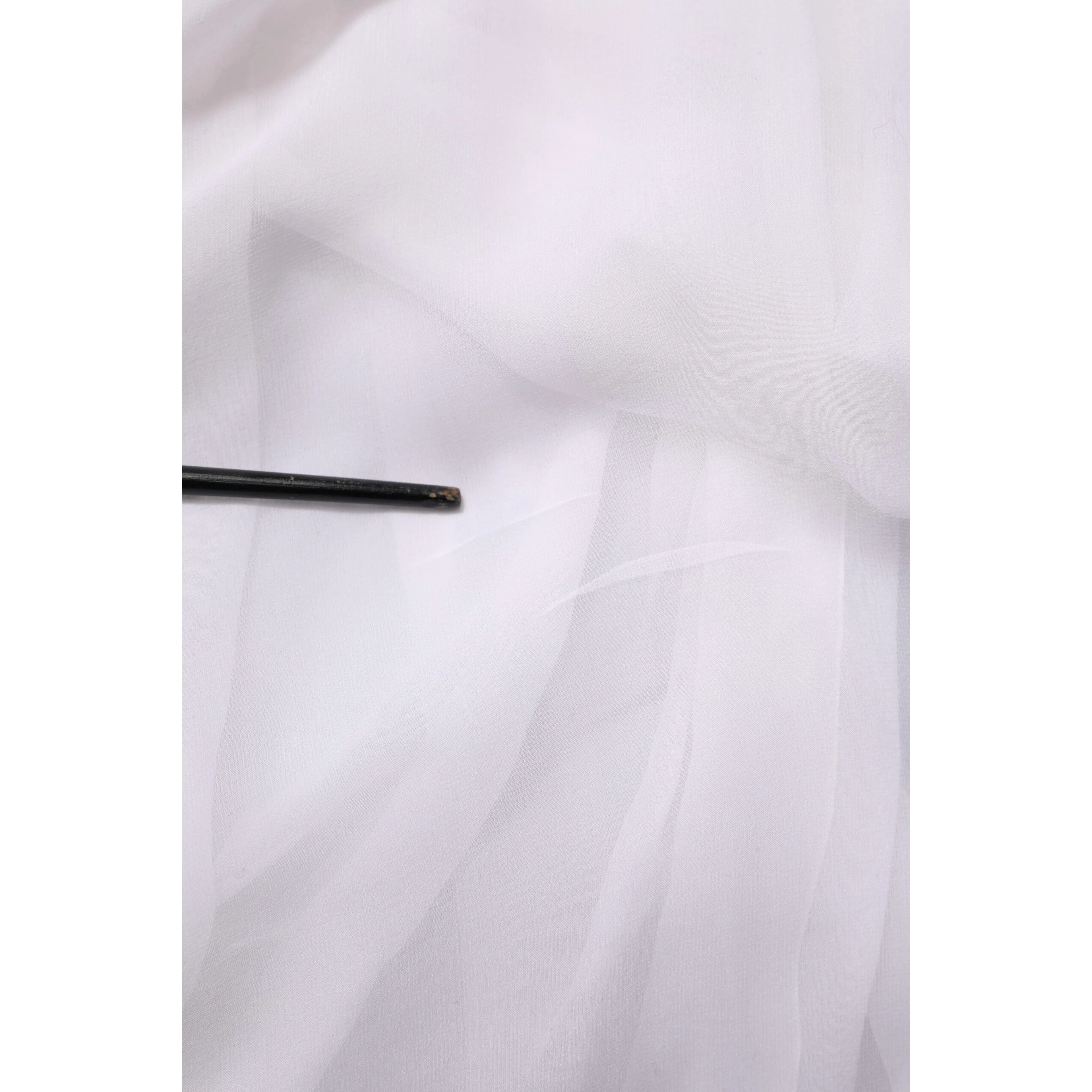 White Bustier Corset Cropped Chiffon Top