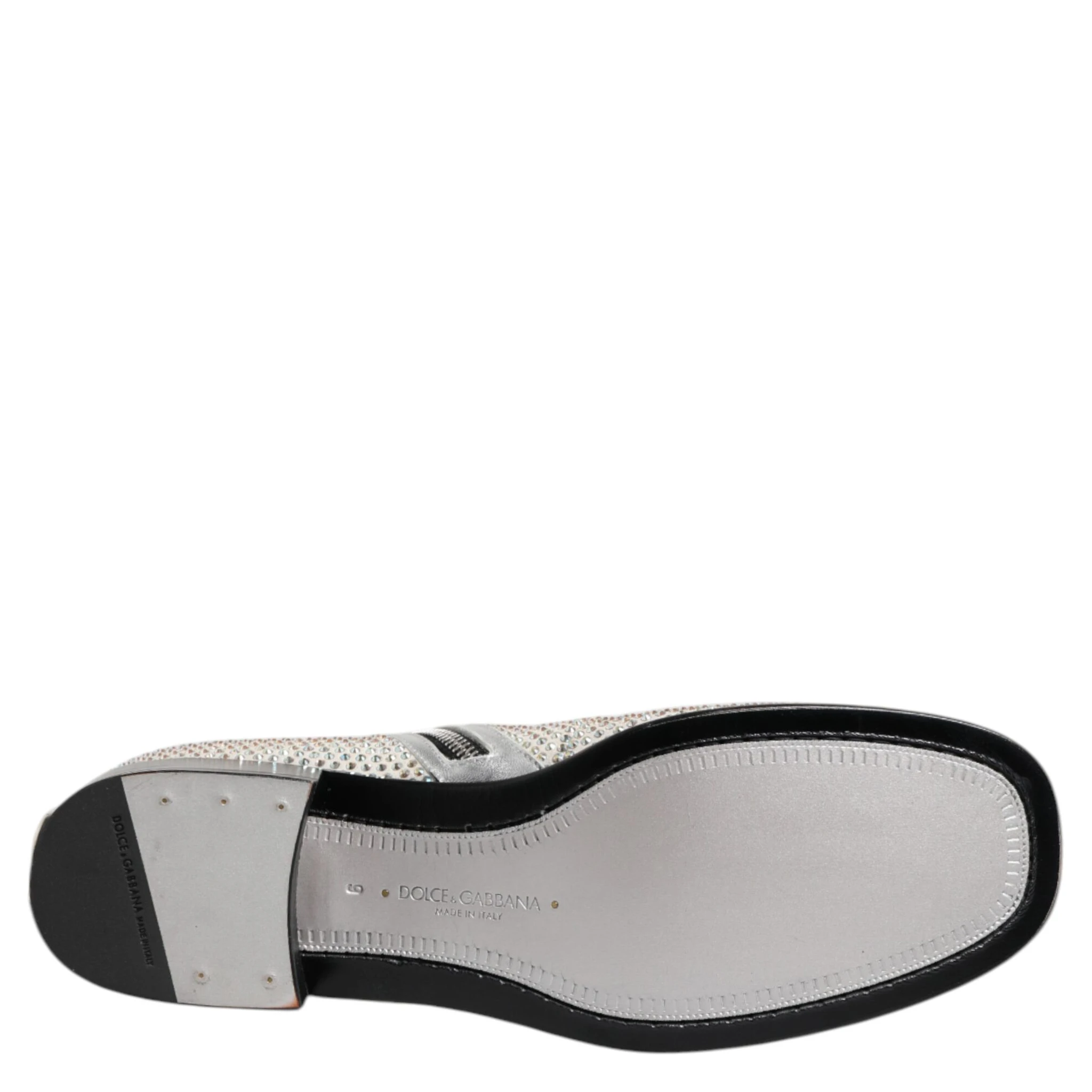 White Strass DG Logo Heels Ankle Boots Shoes