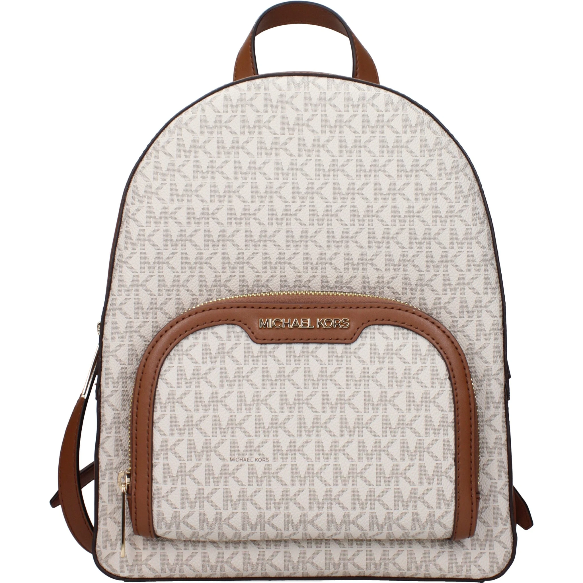 Beige Fabric Backpack
