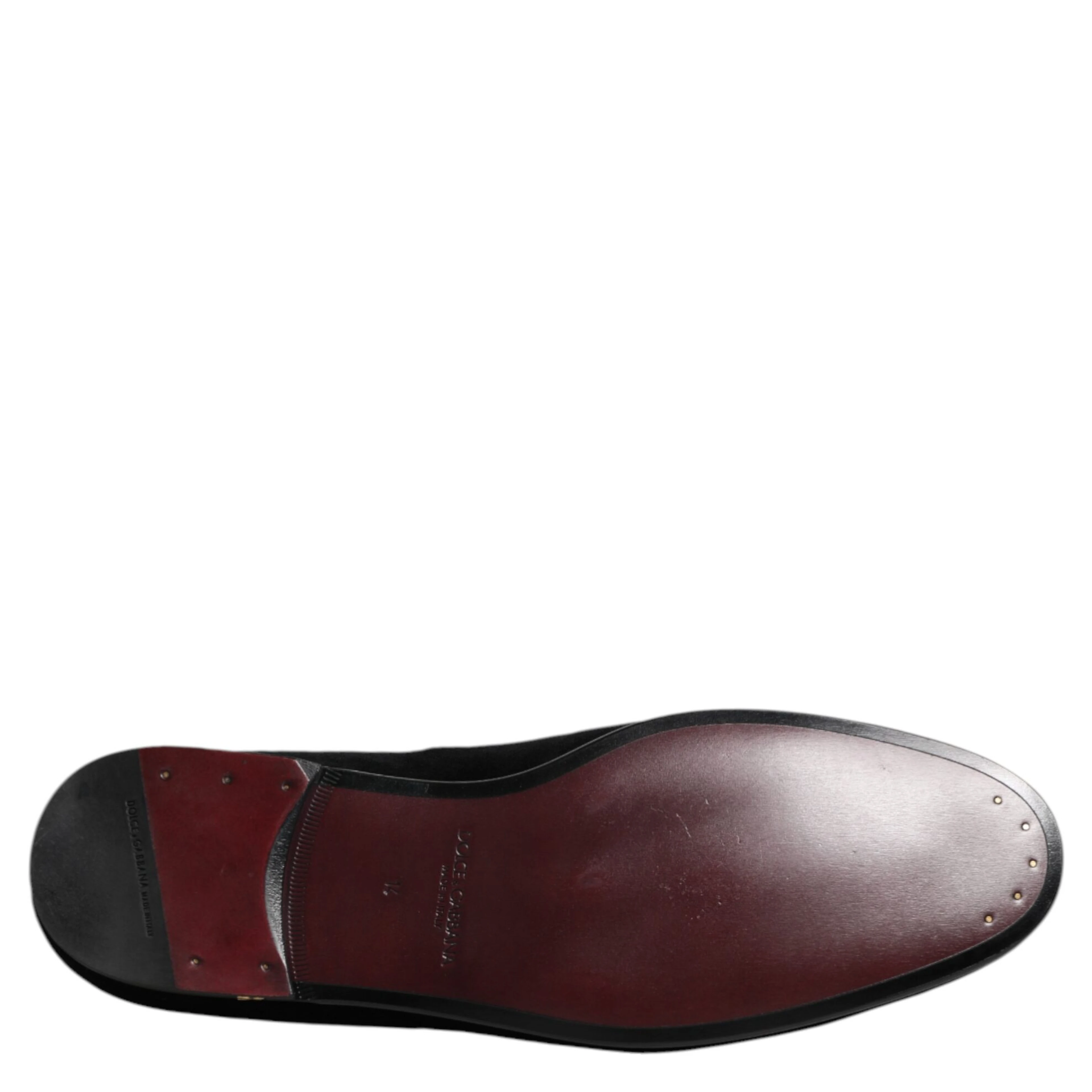 Black Velvet Gold Crown Mens Loafers Shoes