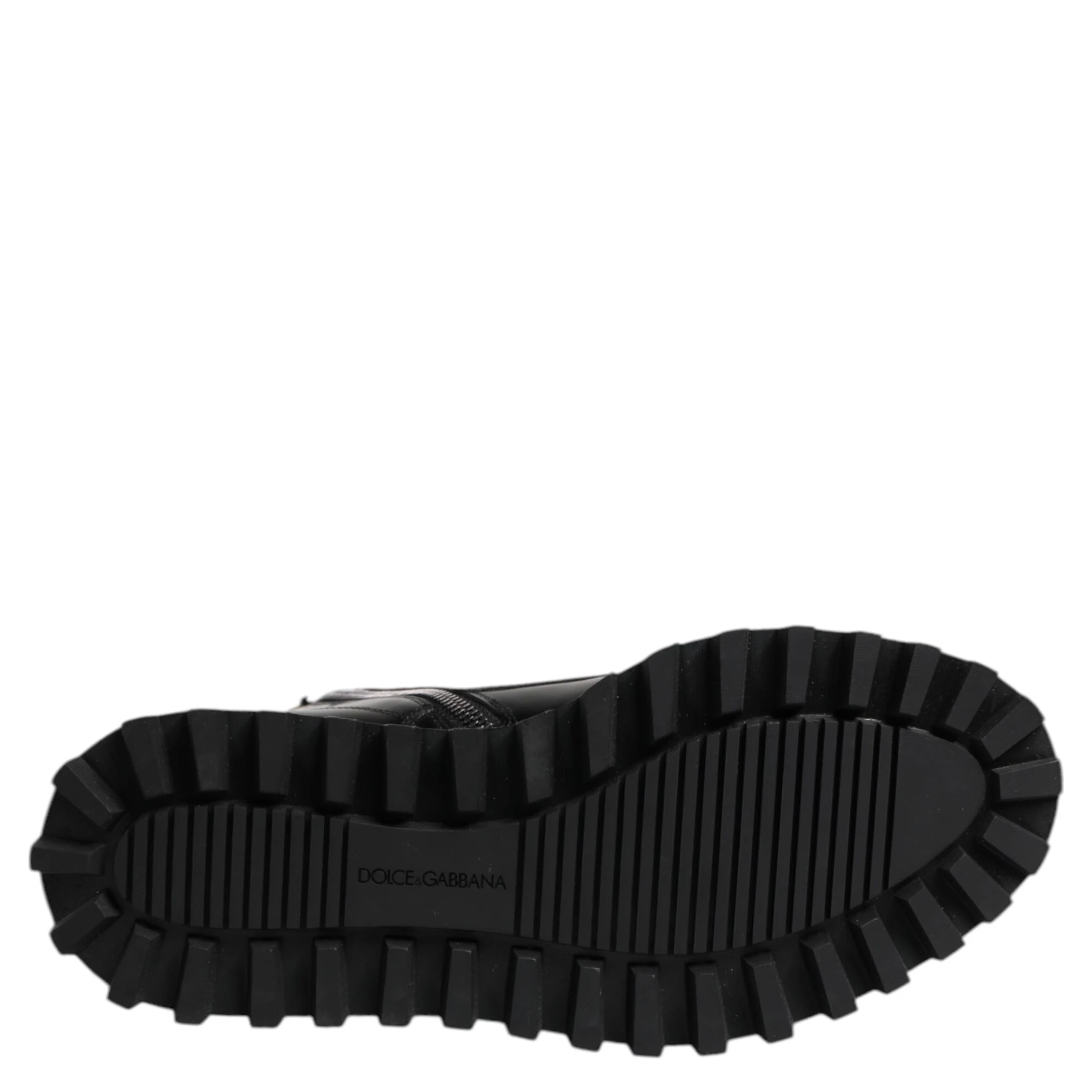 Black Leather Lace Up Mid Calf Boots Shoes