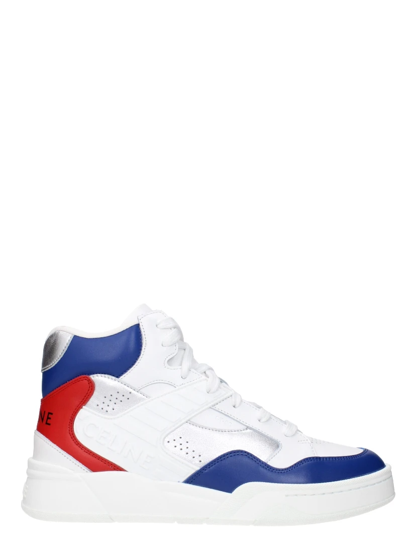 White Leather Athletic Sneakers