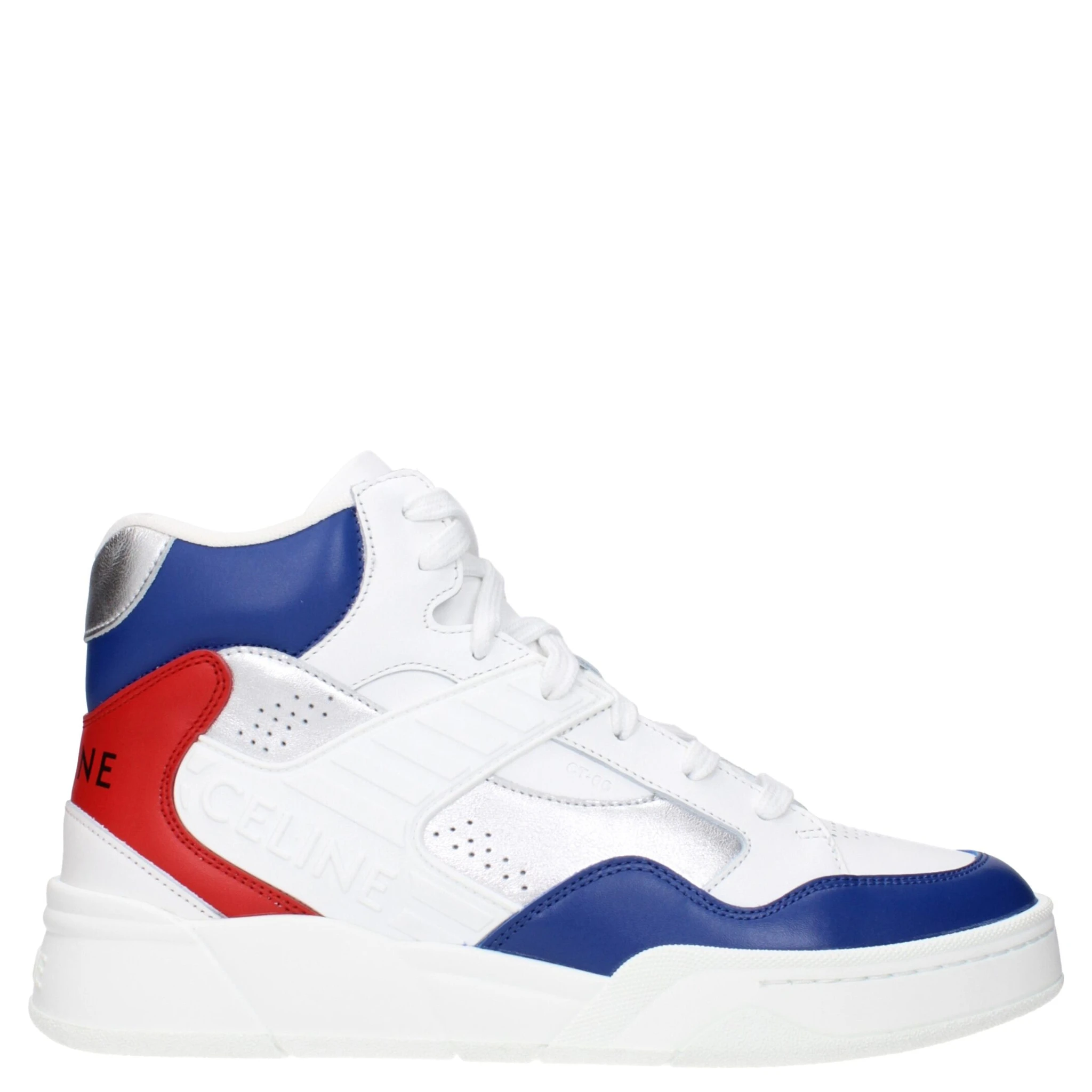 White Leather Athletic Sneakers