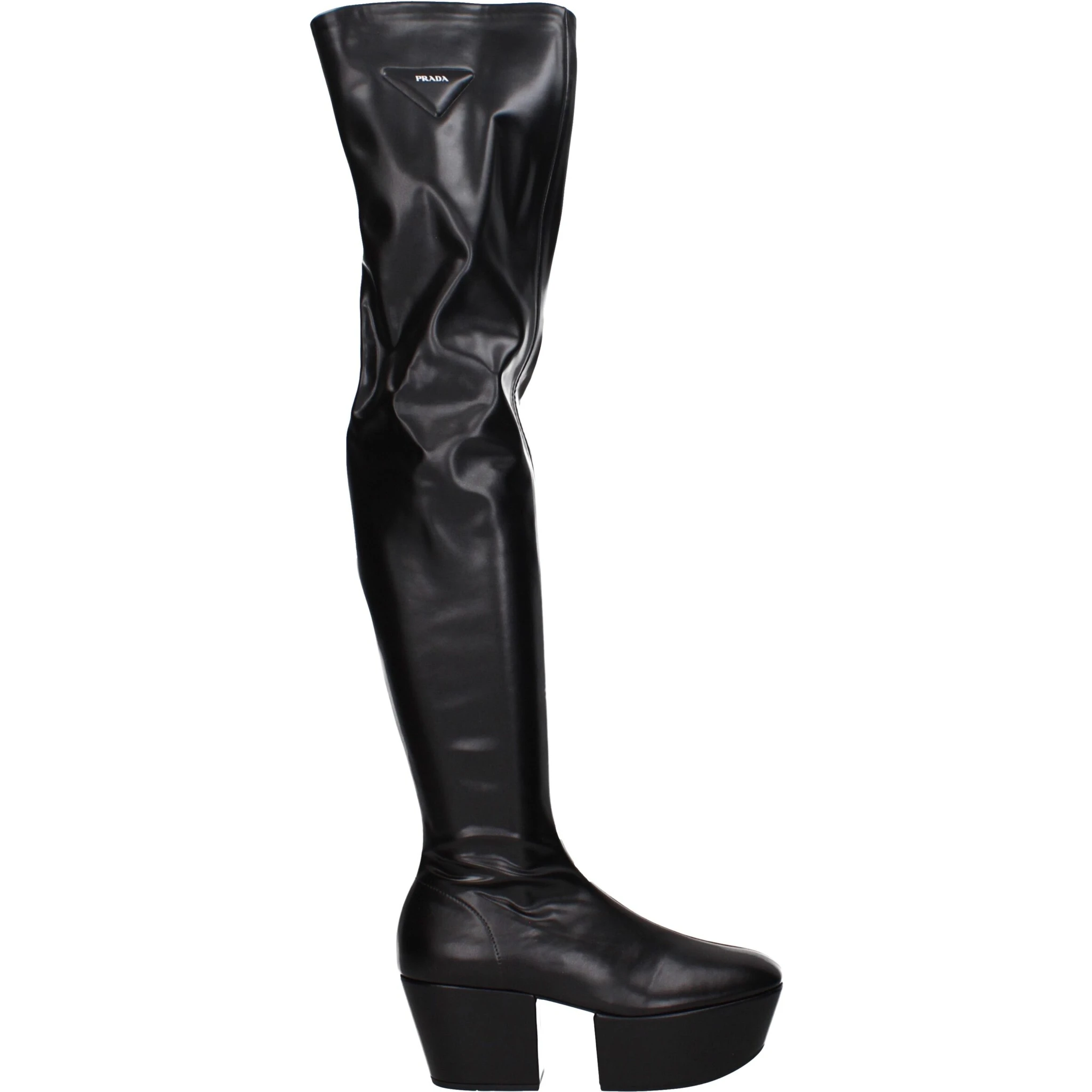 Black Leather Over The Knee