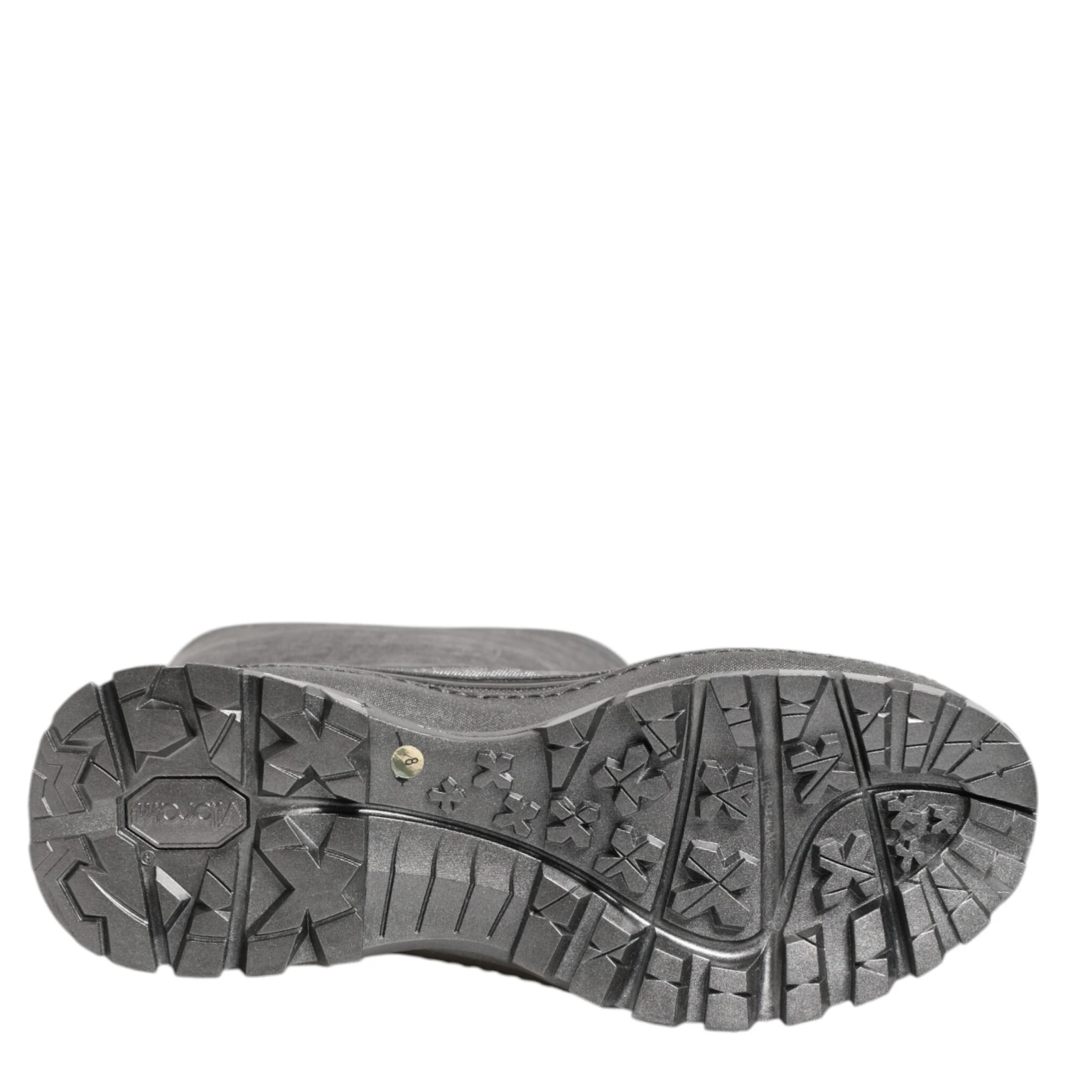 Metallic Silver Pull On Rain Boots Shoes