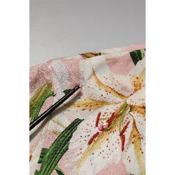 Pink Lily Printed Round Neck Blouse Top