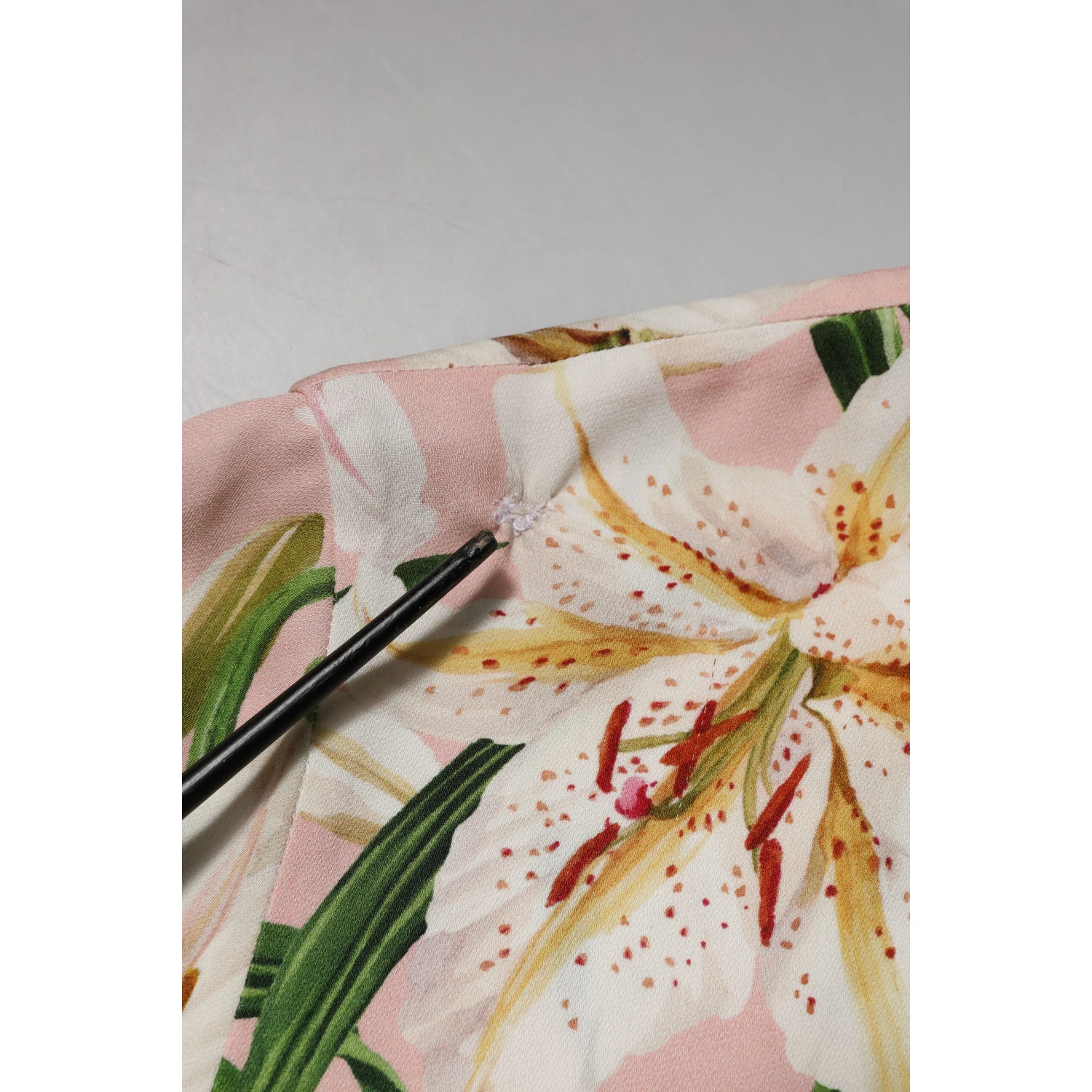 Pink Lily Printed Round Neck Blouse Top
