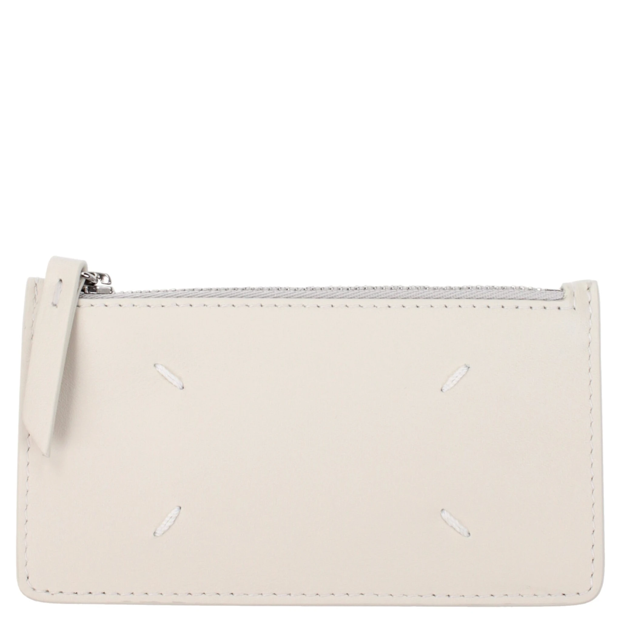 Beige Leather Wallet