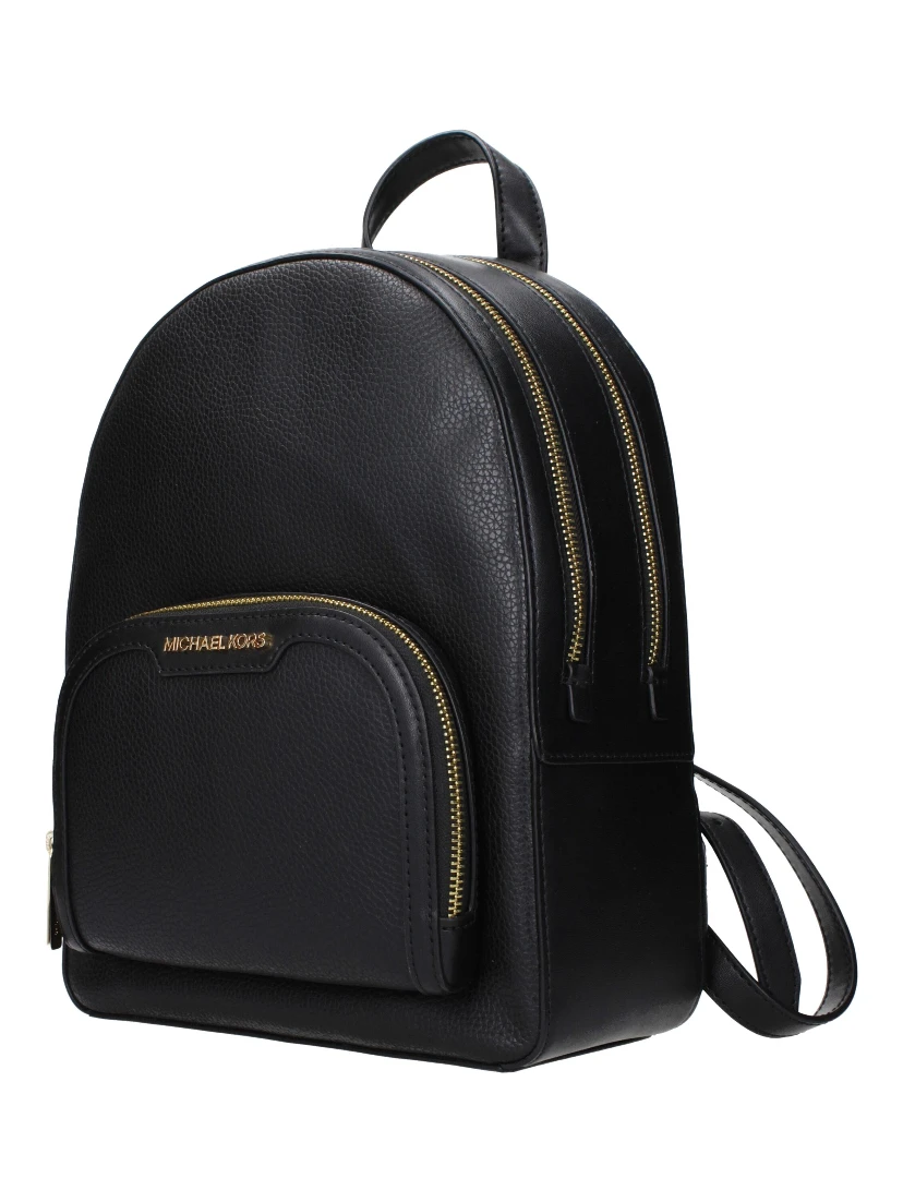 Black Leather Backpack