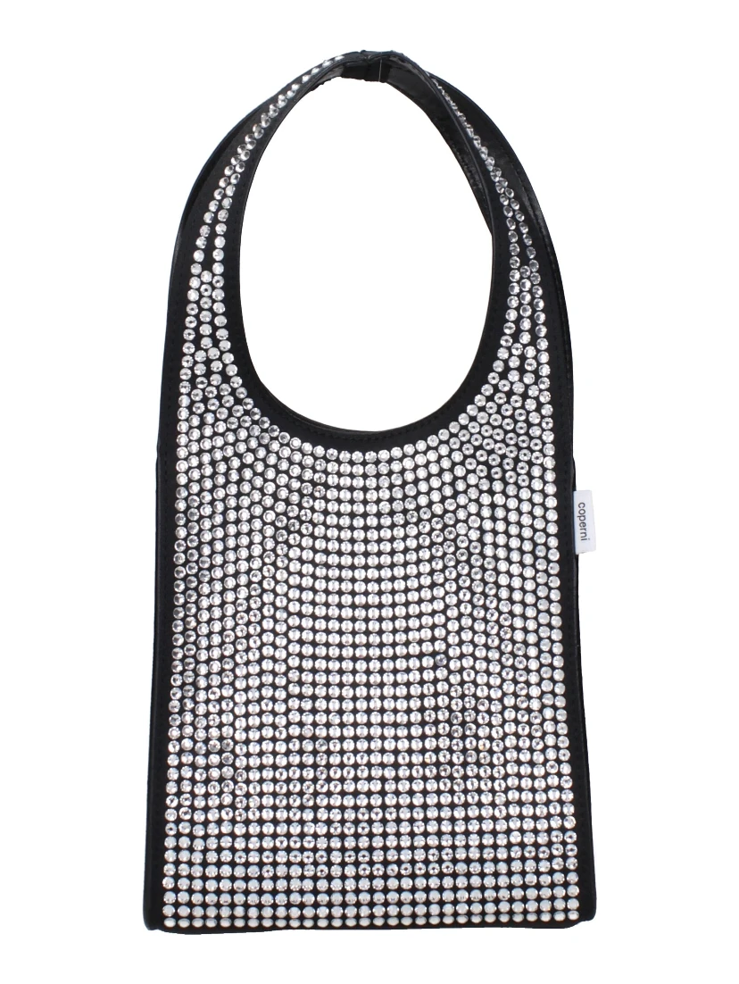 Black Fabric Handbag