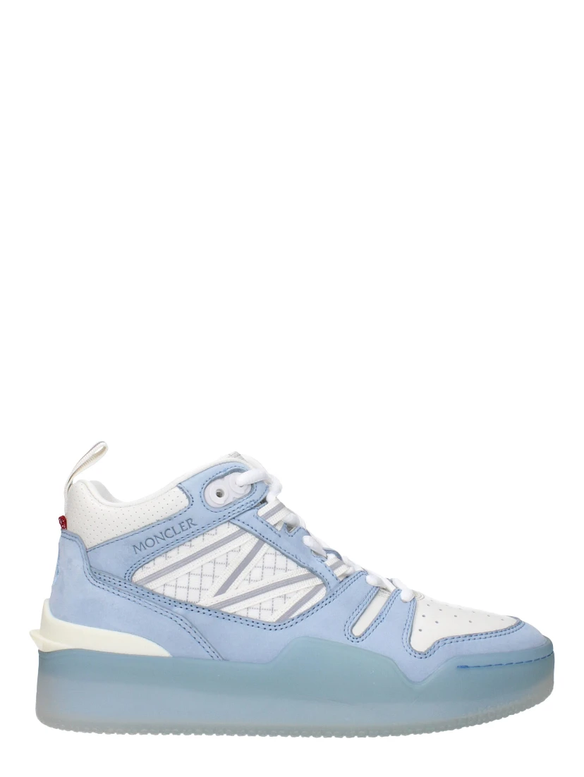 White Leather High Top Sneakers