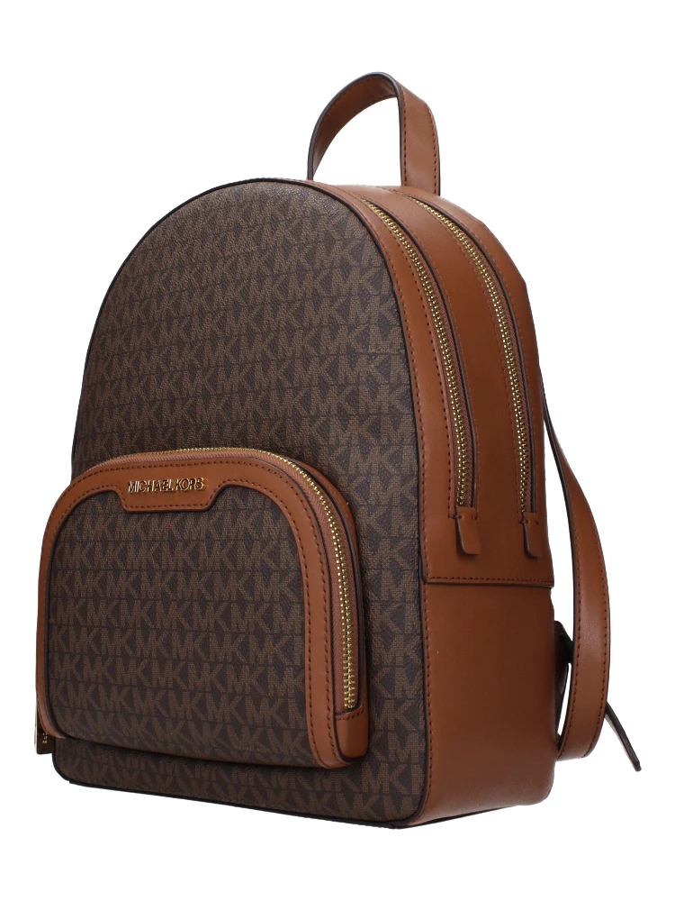 Brown Fabric Backpack alternative