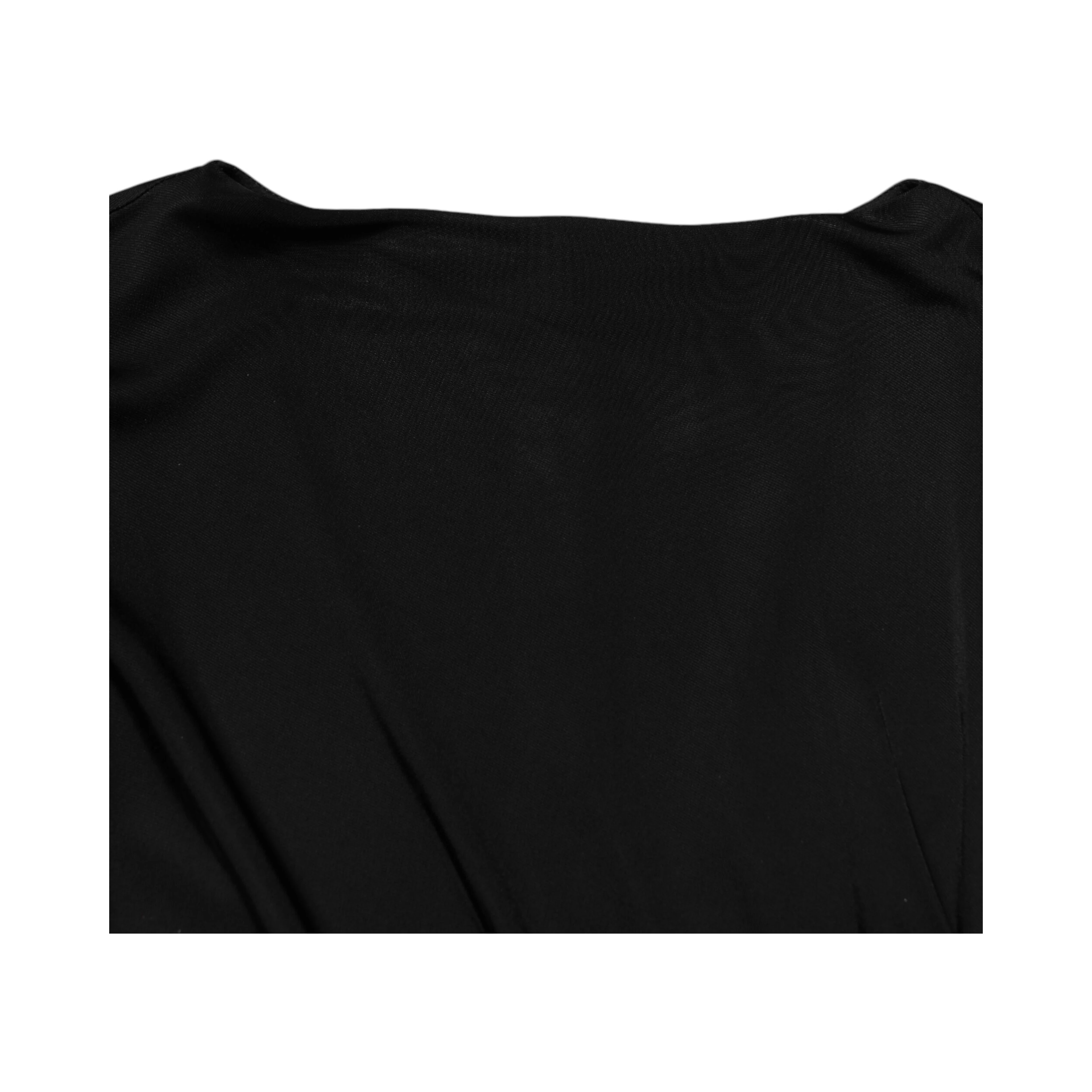 Black Bodycon Short Sleeves Dress