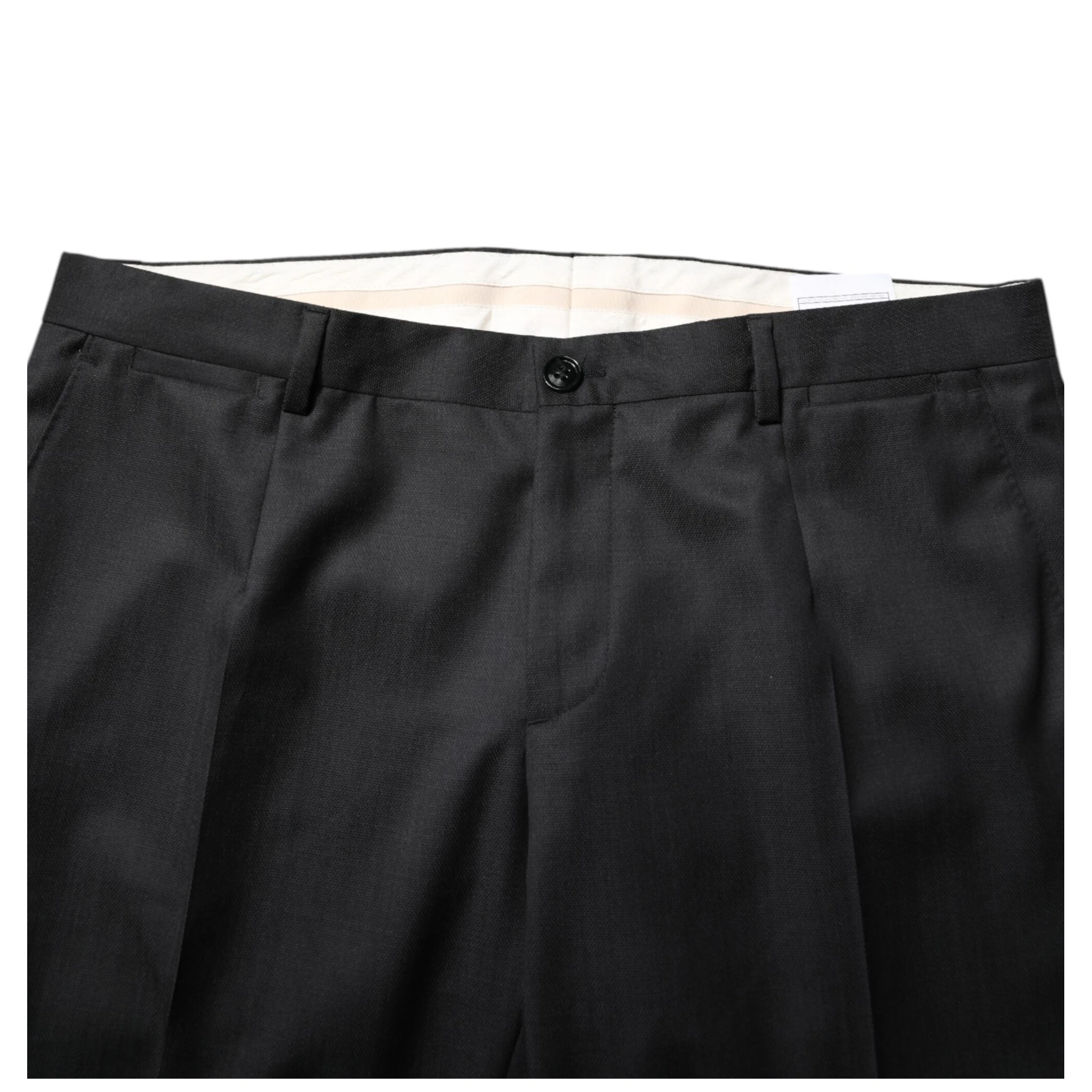 Dark Gray Wool Single Breasted 2 Piece Suit