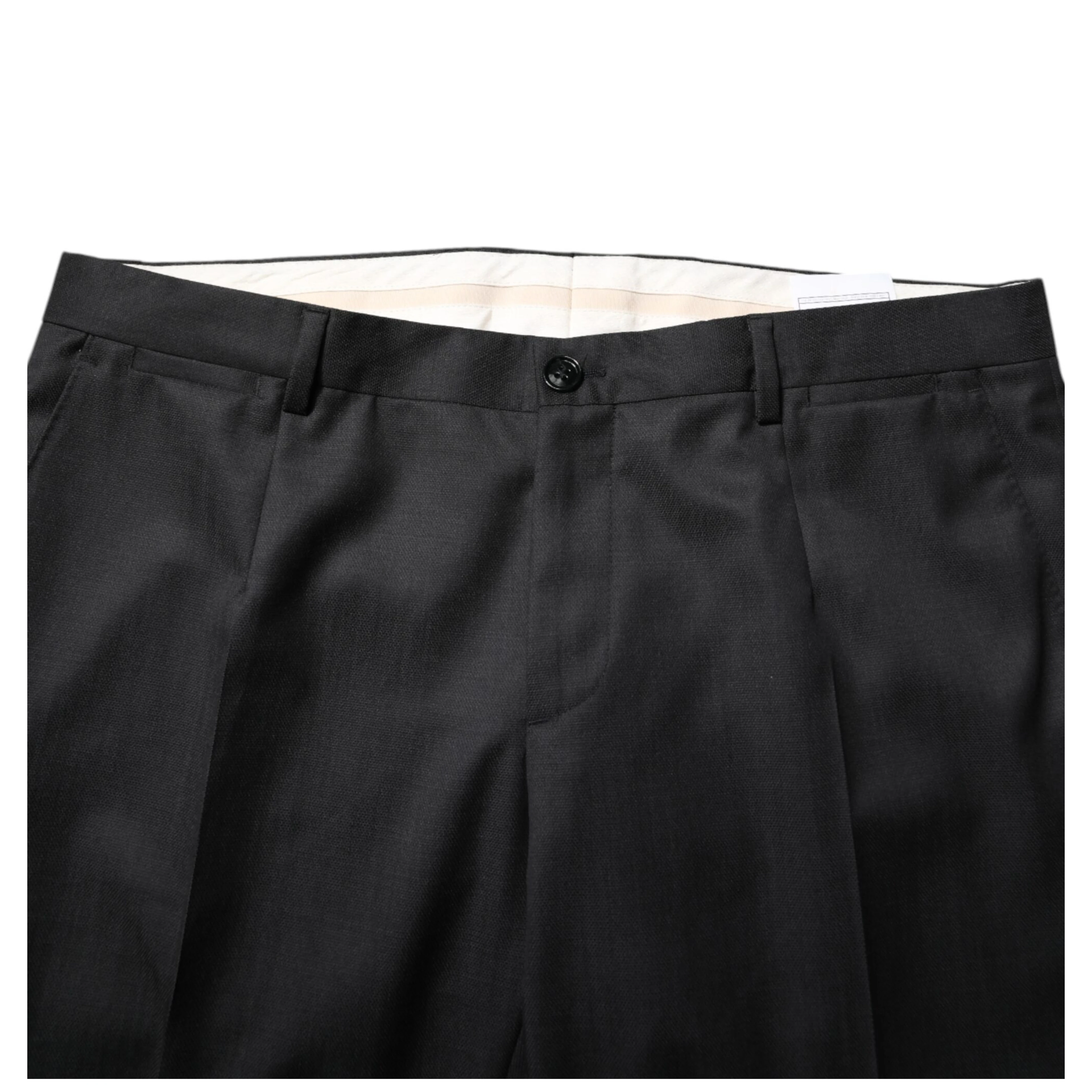 Dark Gray Wool Single Breasted 2 Piece Suit