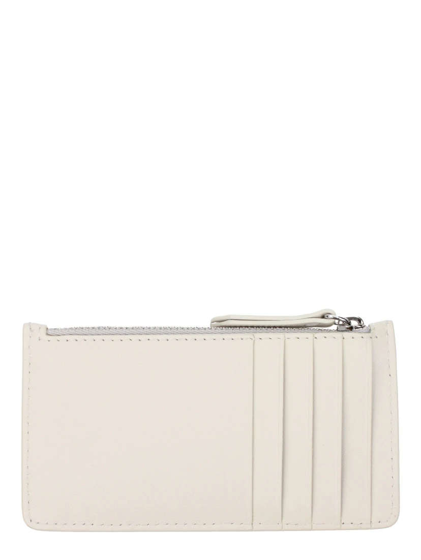 Beige Leather Wallet