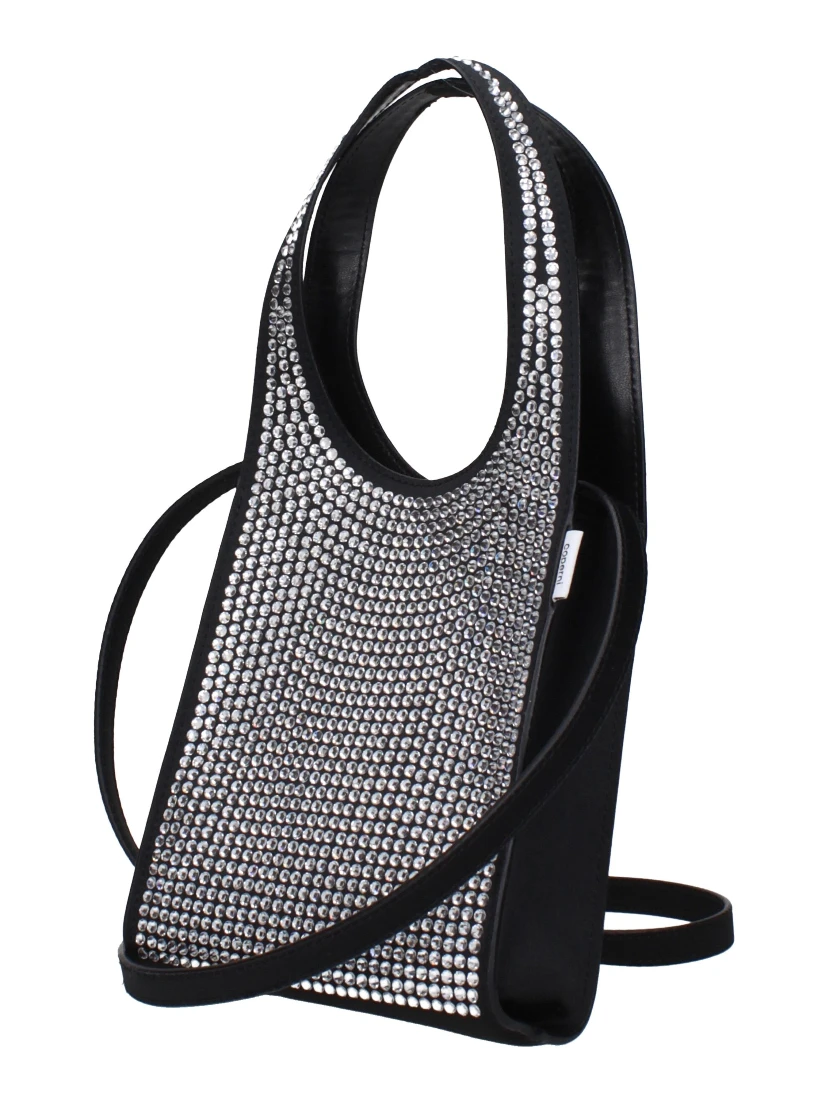Black Fabric Handbag