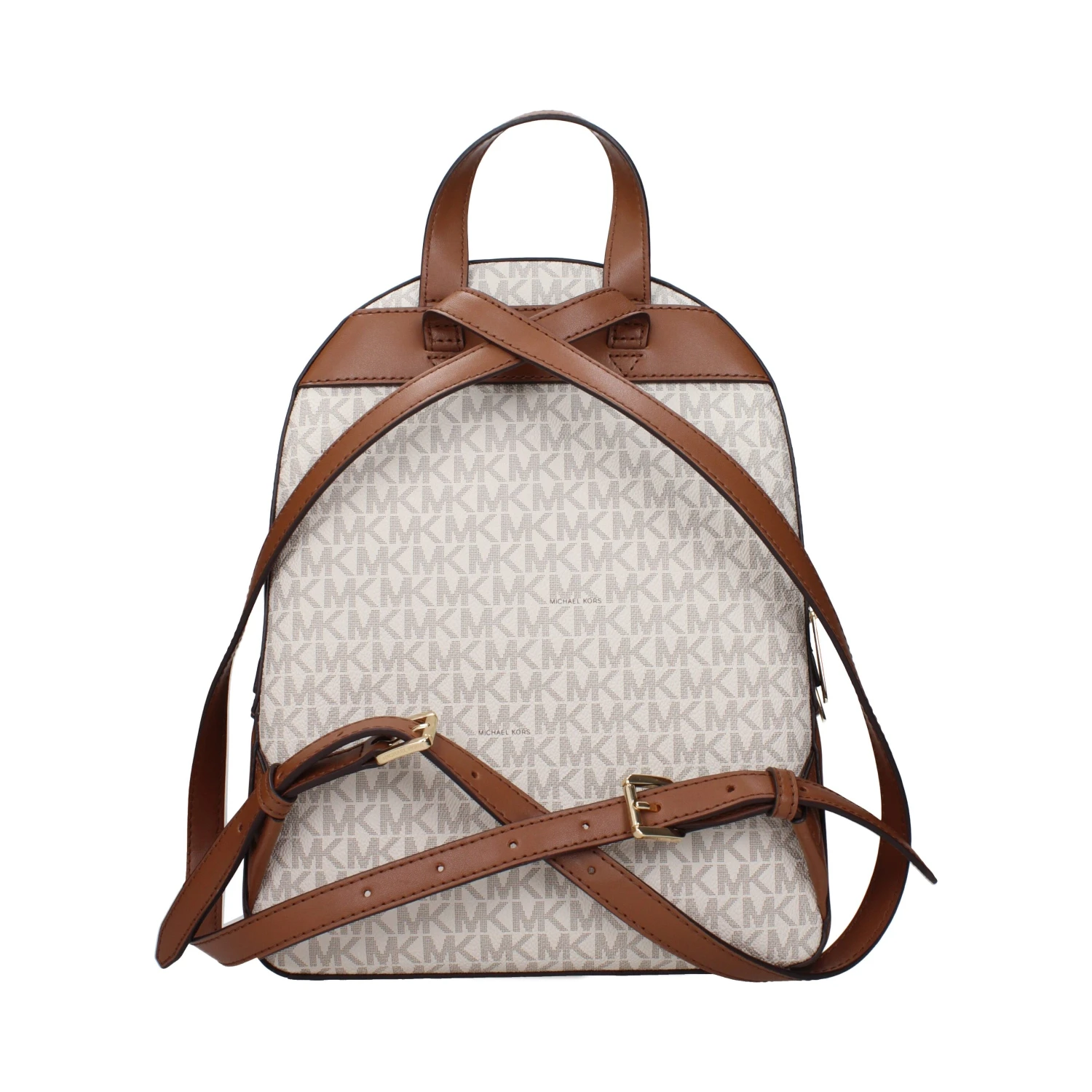 Beige Fabric Backpack
