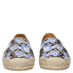 Beige Fabric Espadrilles