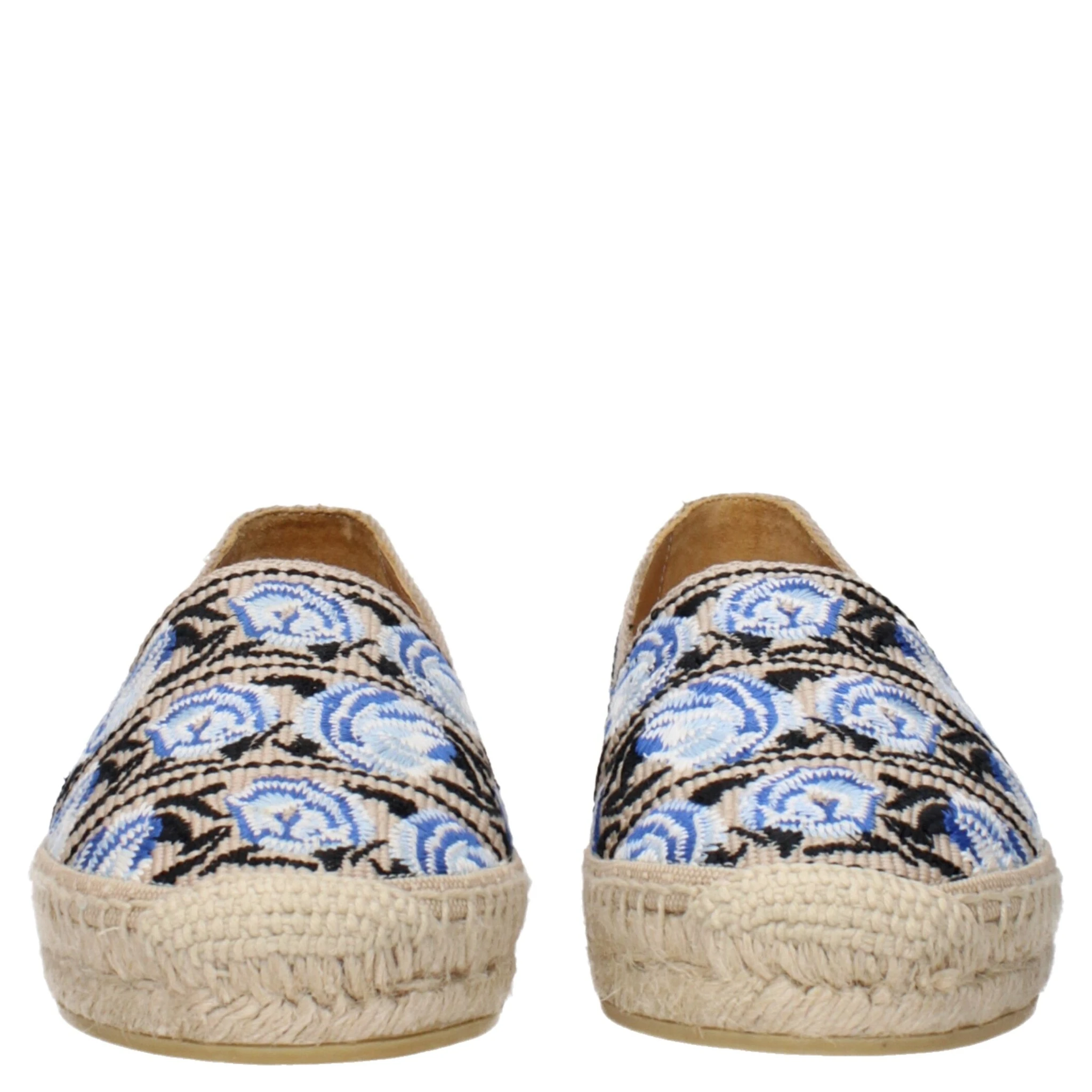 Beige Fabric Espadrilles
