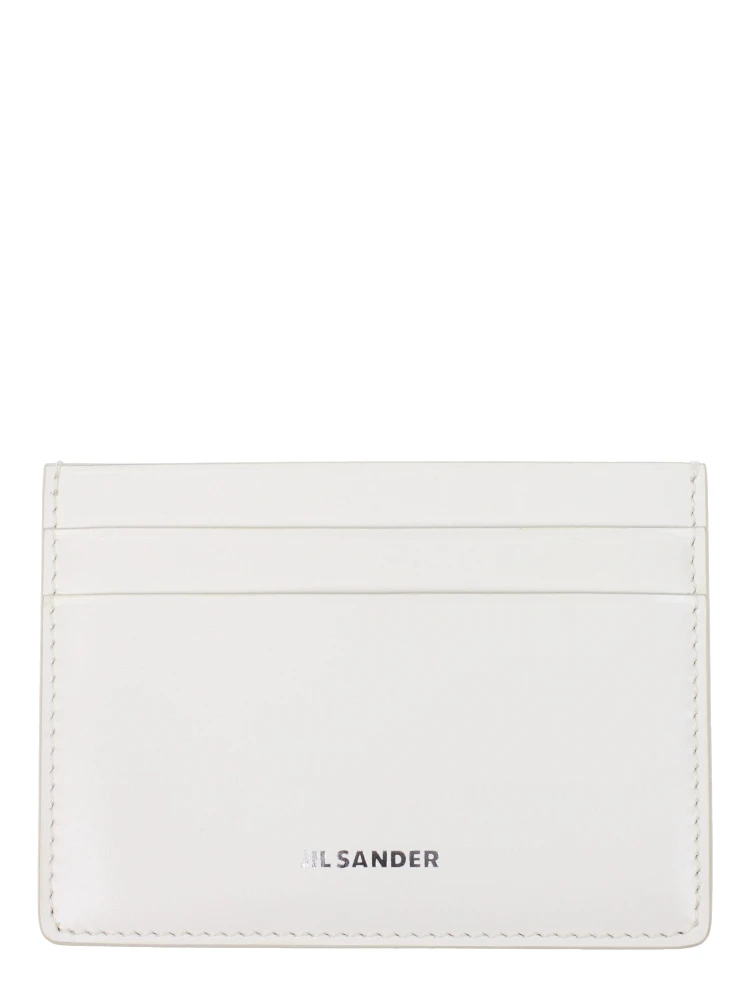 White Leather Cardholder