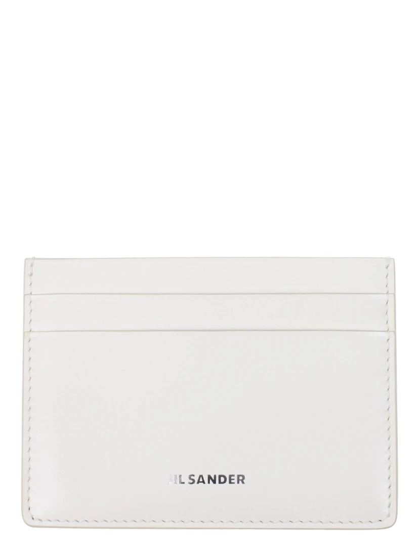 White Leather Cardholder