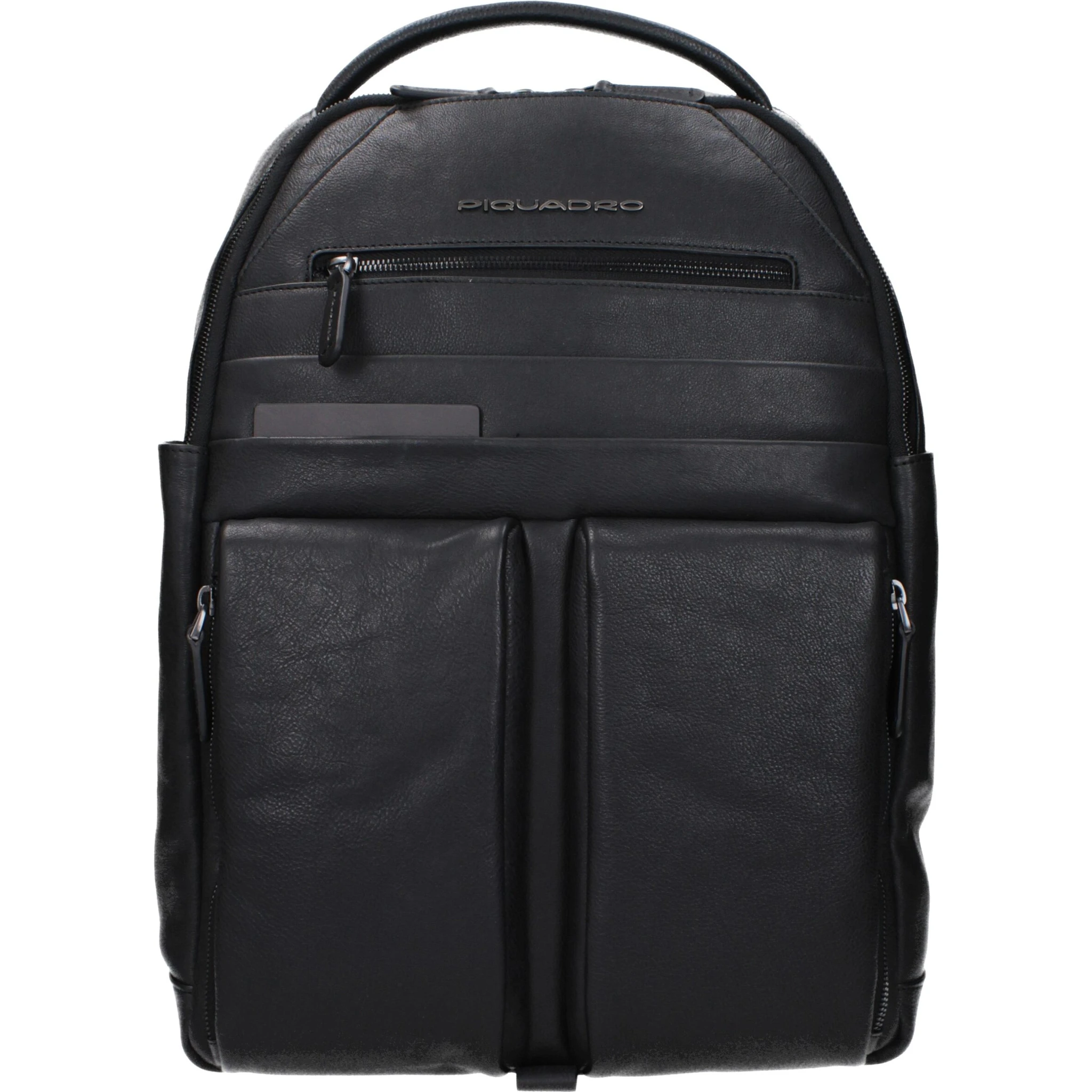 Black Leather Backpack