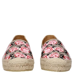 Beige Fabric Espadrilles