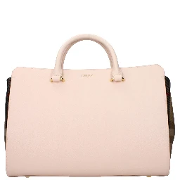 Pink Leather Handbag