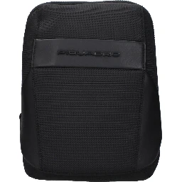 Black Fabric Crossbody Bag