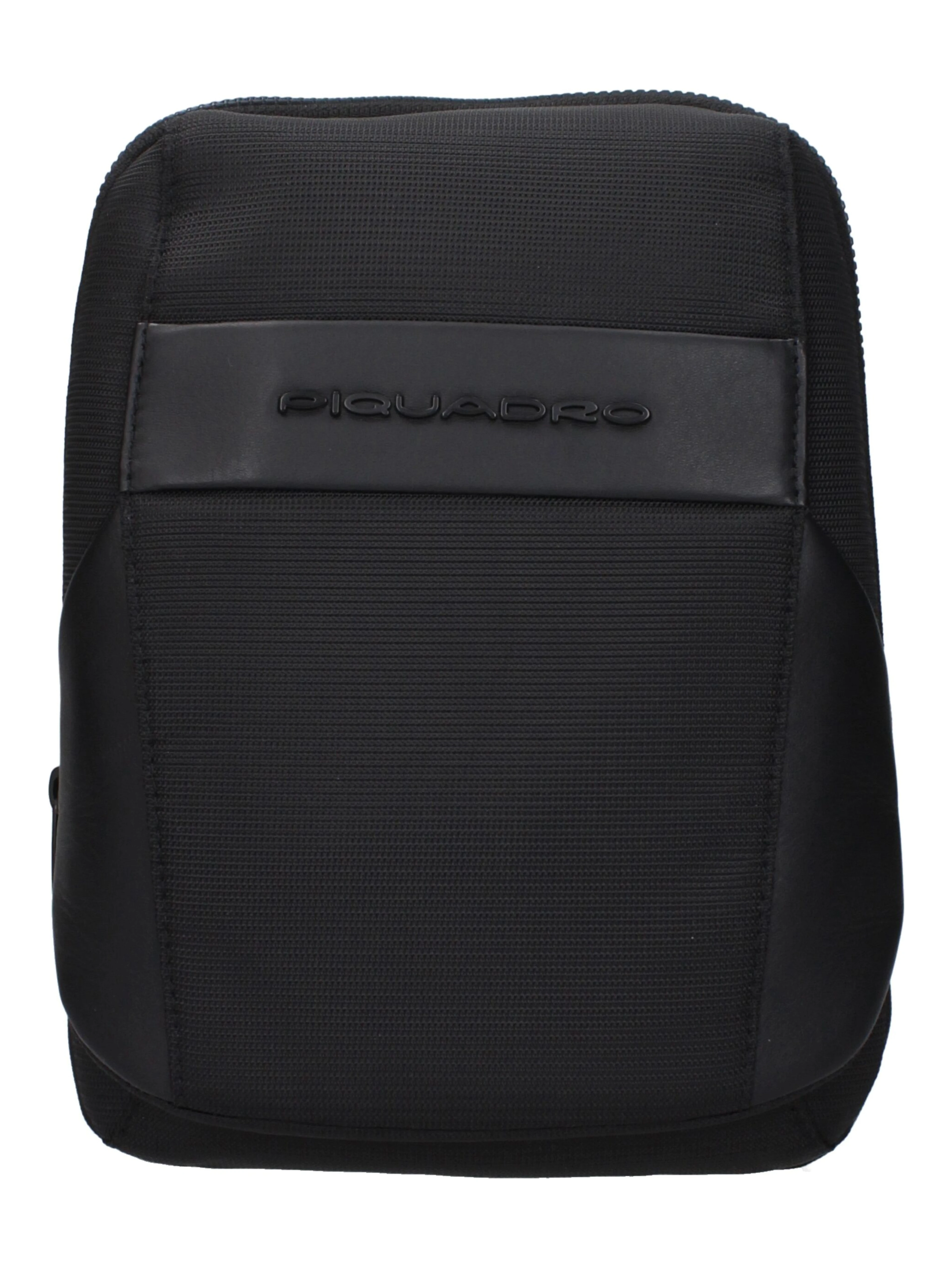Black Fabric Crossbody Bag