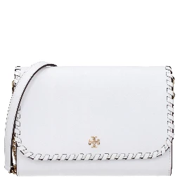 White Leather Clutch Bag