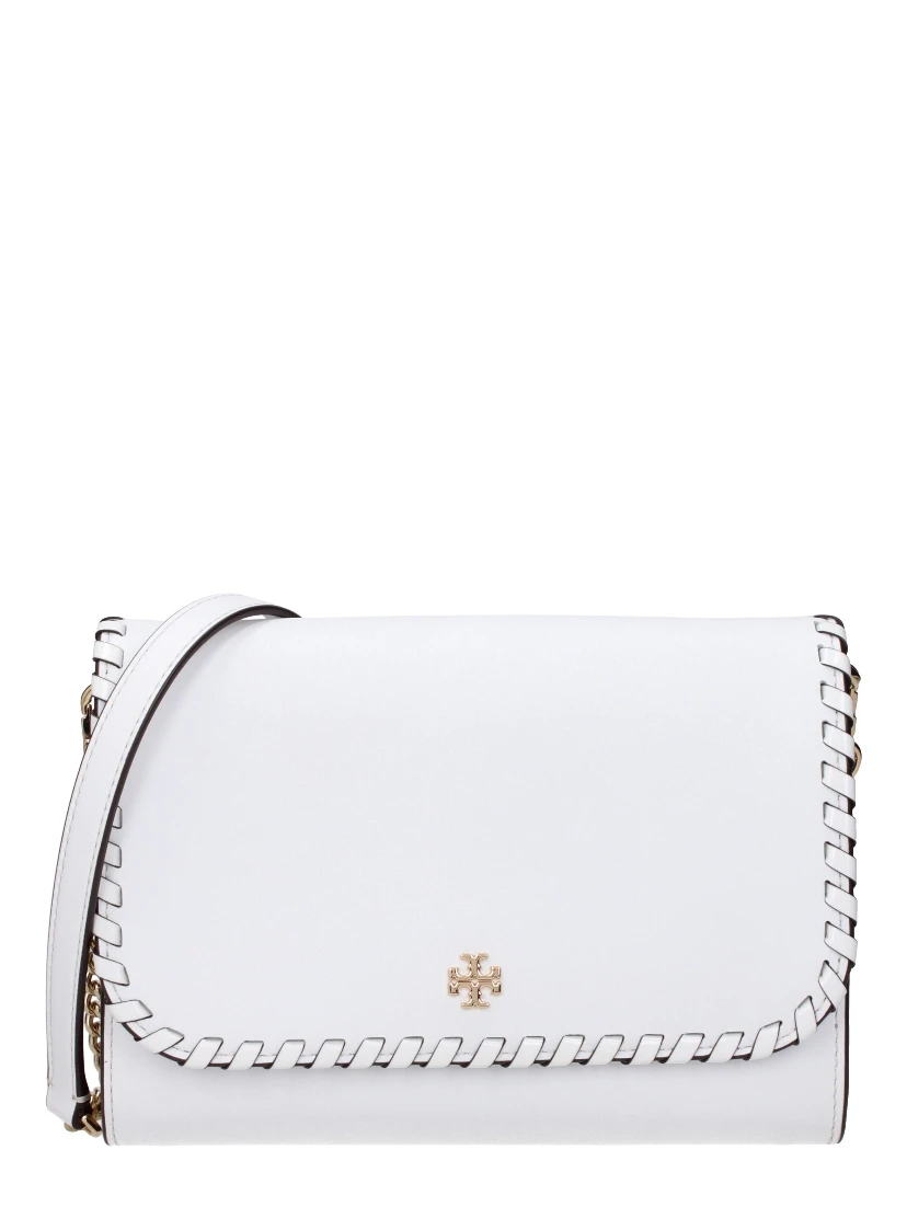 White Leather Clutch Bag