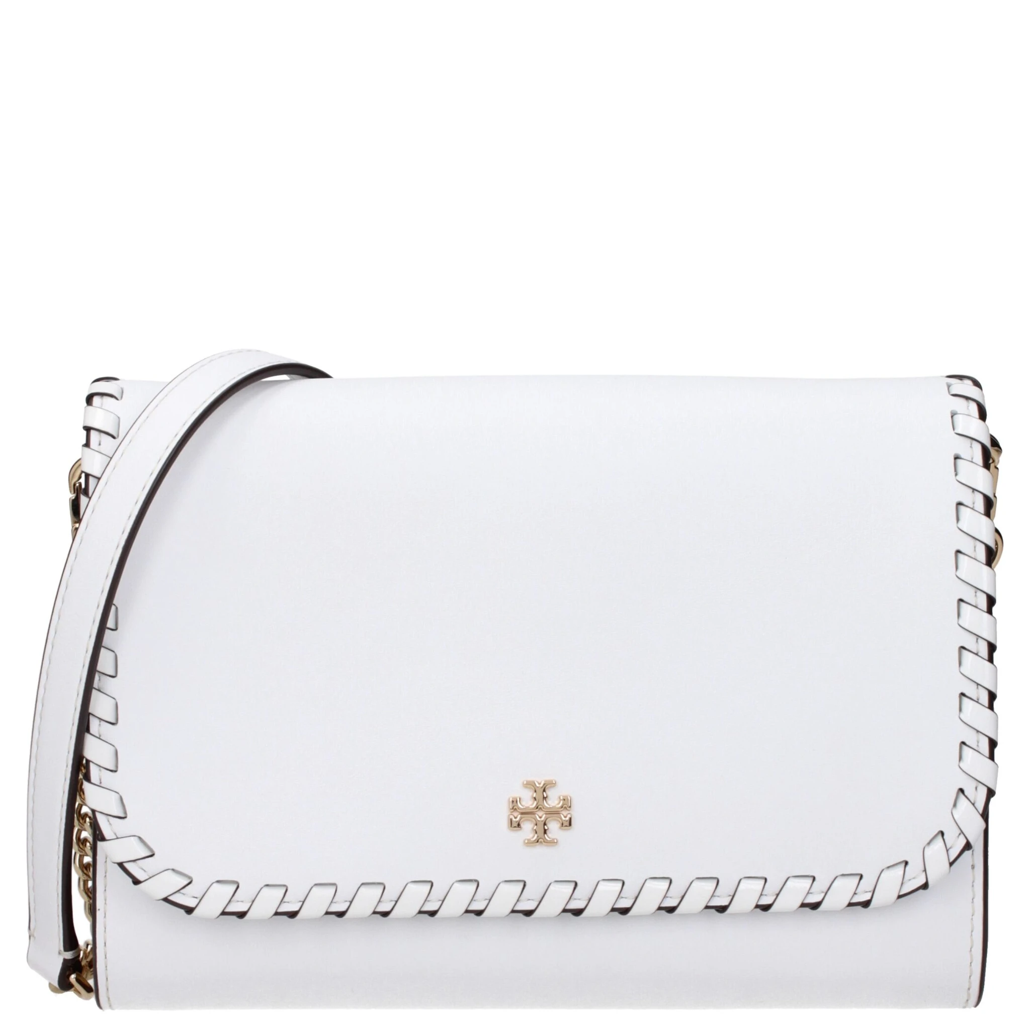 White Leather Clutch Bag