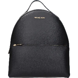 Black Leather Backpack