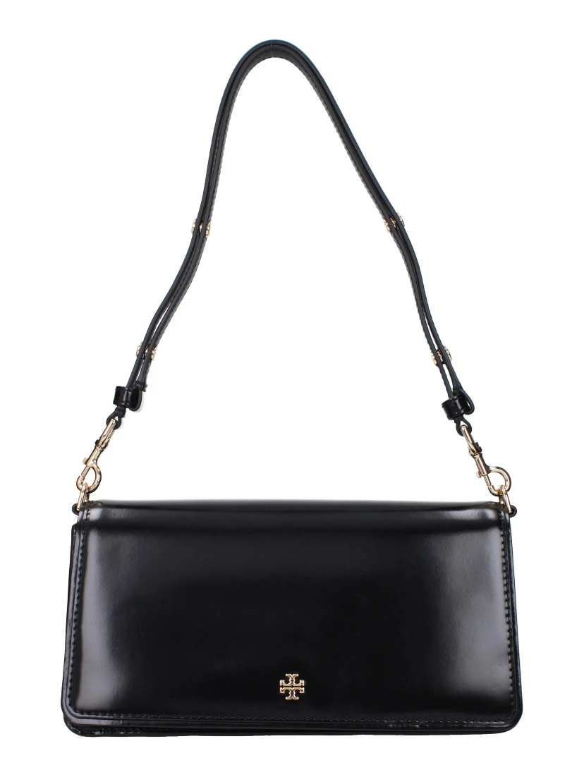 Black Leather Shoulder Bag