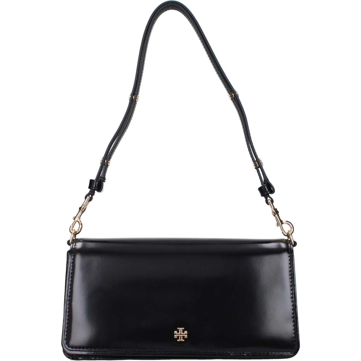 Black Leather Shoulder Bag
