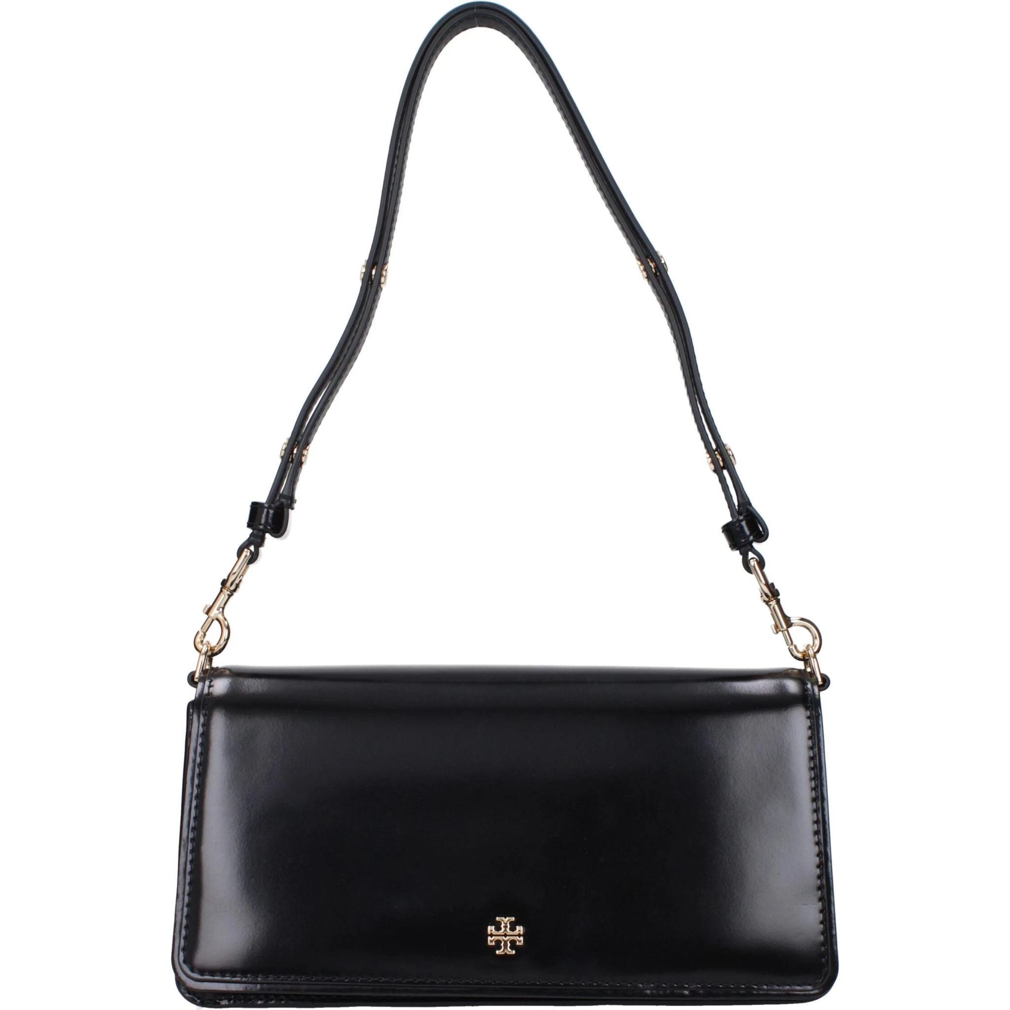 Black Leather Shoulder Bag