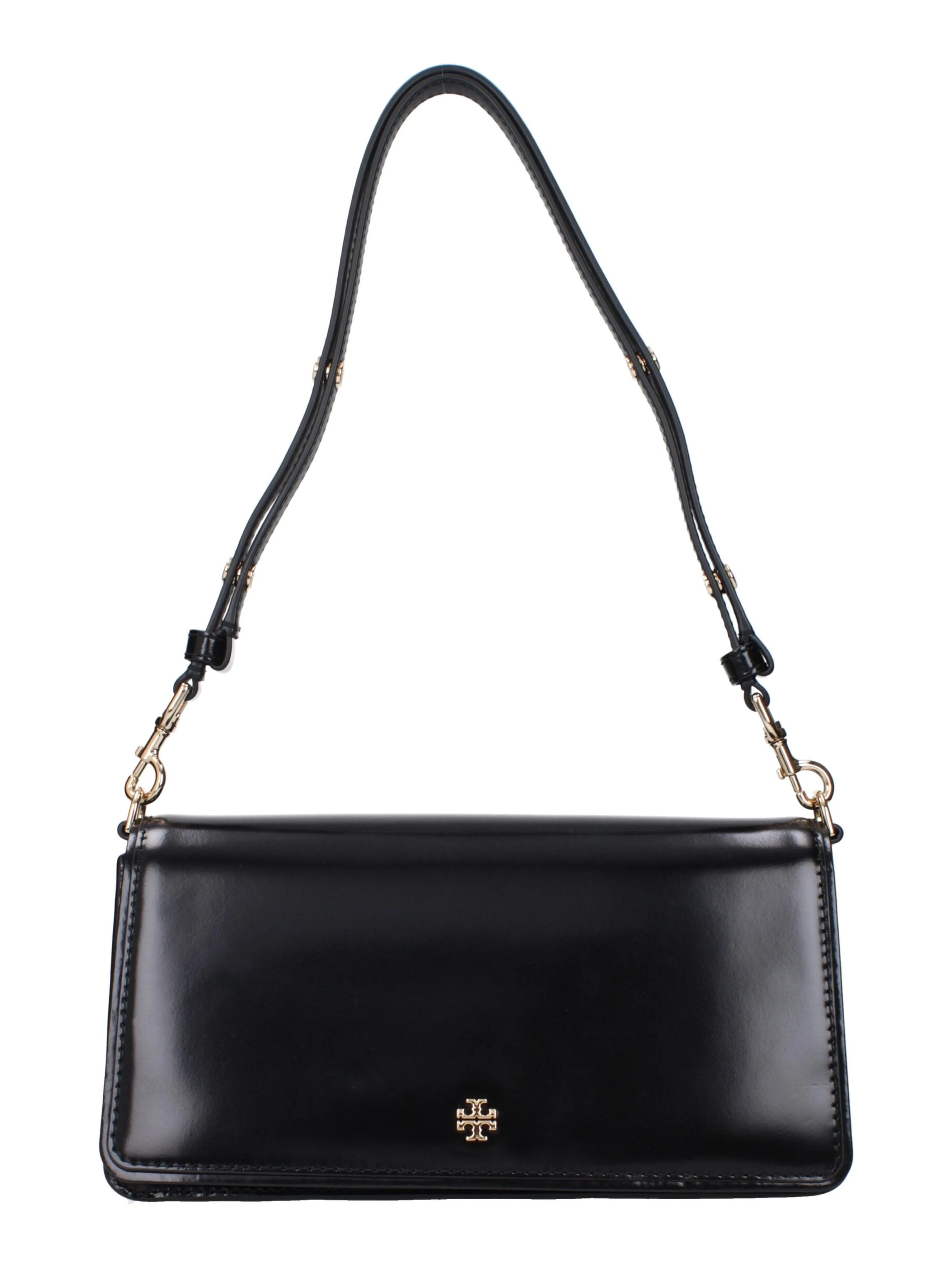 Black Leather Shoulder Bag