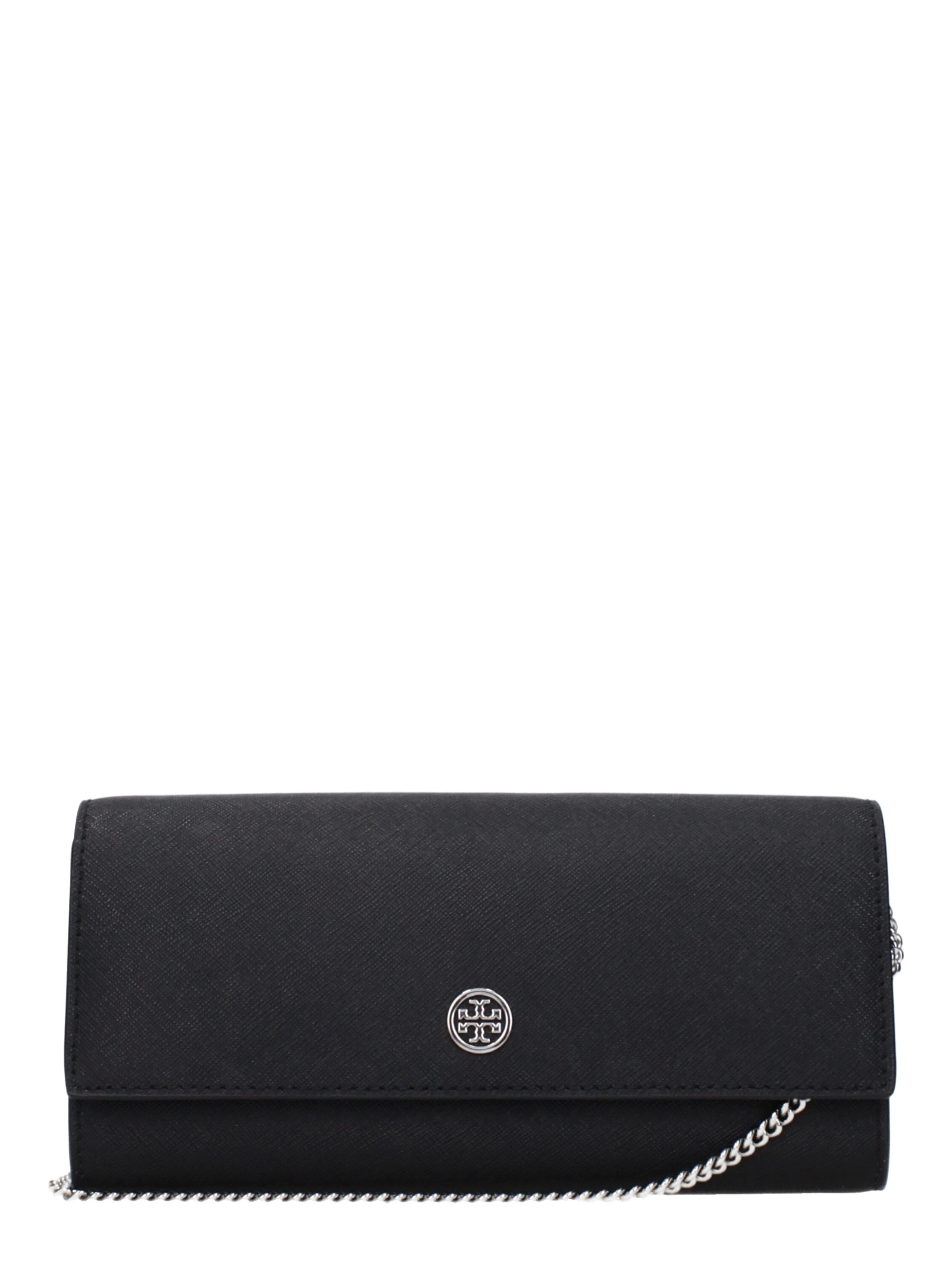 Black Leather Clutch Bag